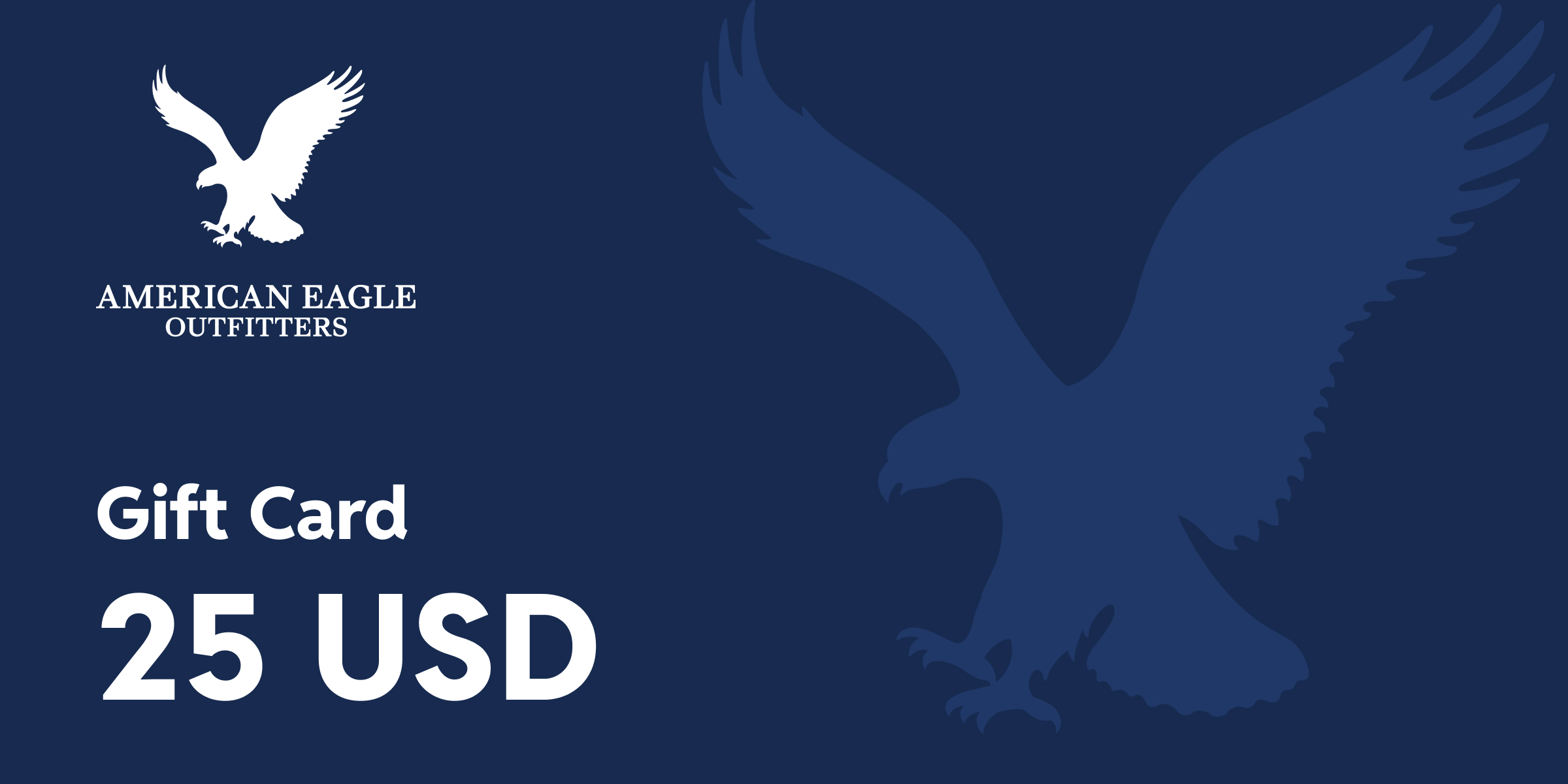 American Eagle Outfitters Gift Card 25 USD