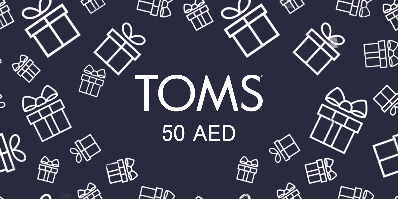 TOMS Gift Card 50 AED