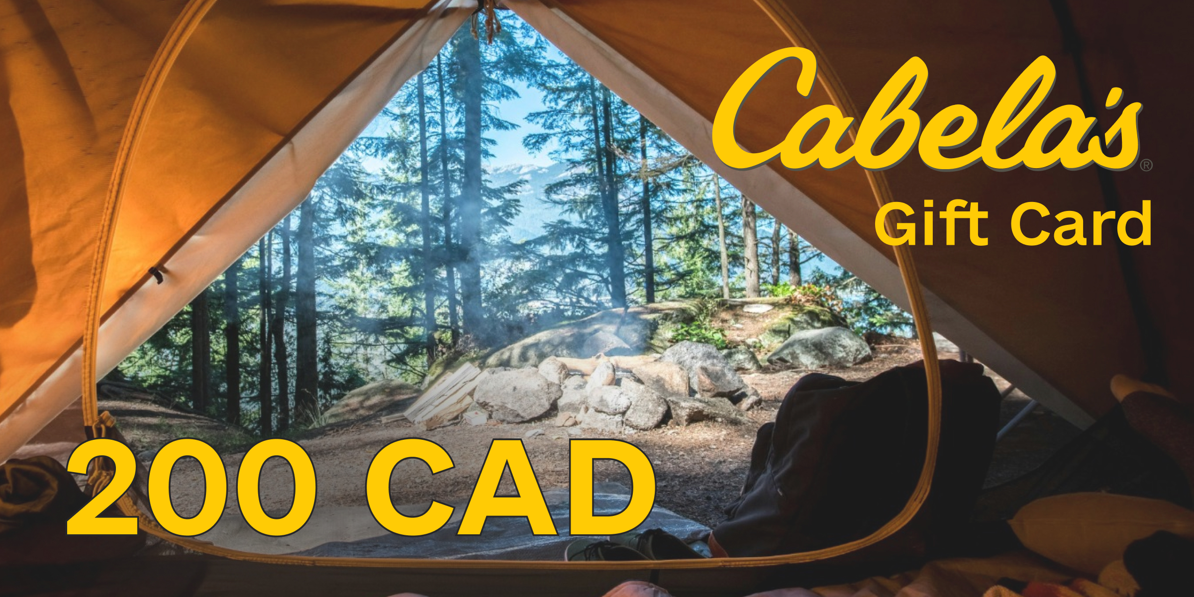 Cabelas Gift Card 200 CAD