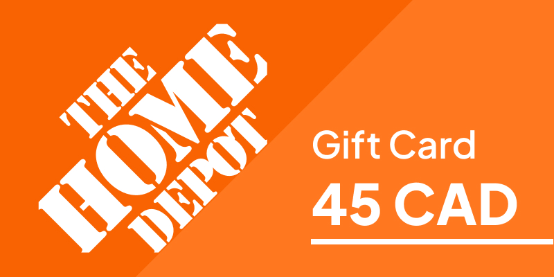 The Home Depot Gift Card 45 CAD