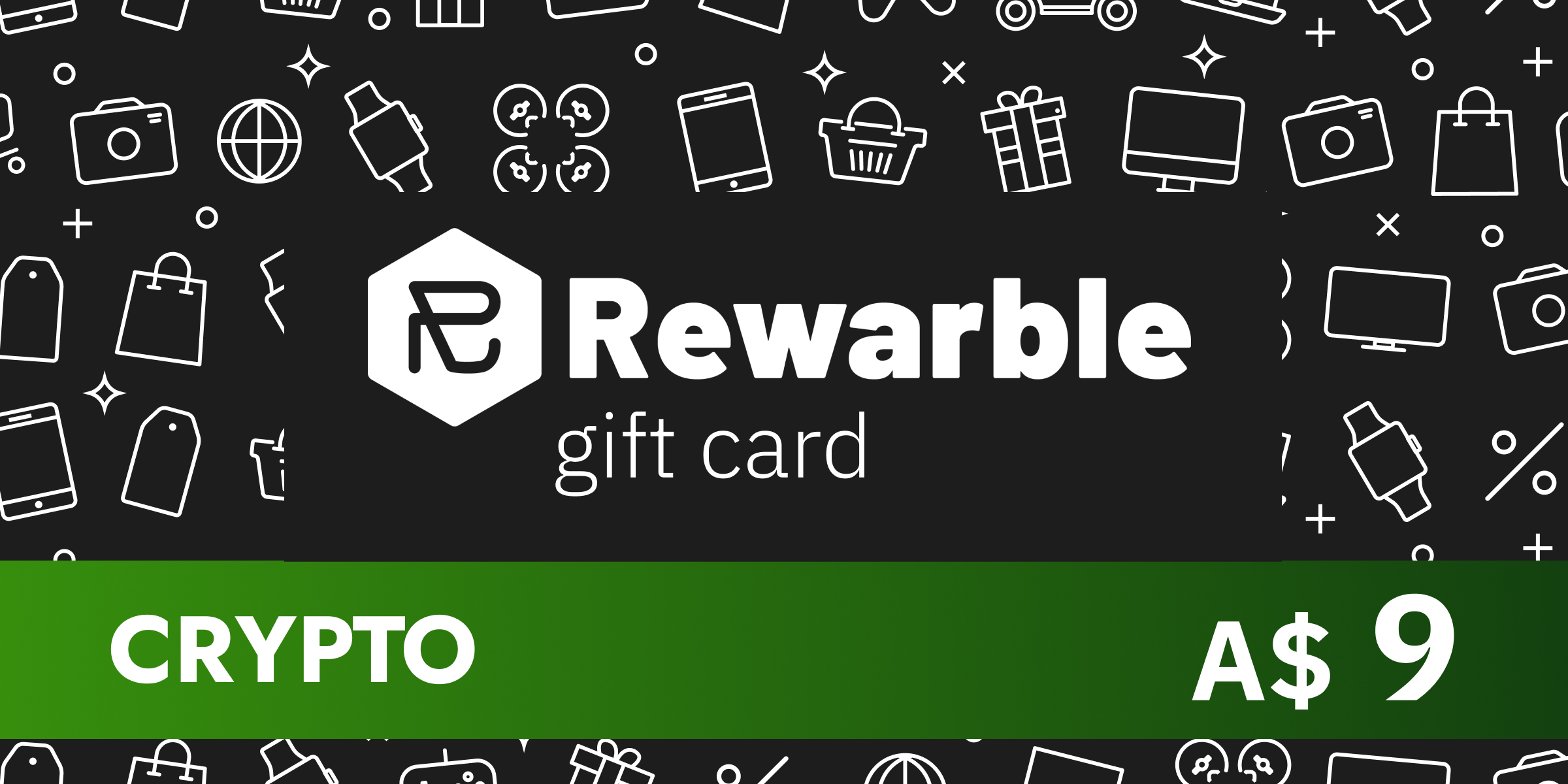 Rewarble Crypto Gift Card 9 AUD