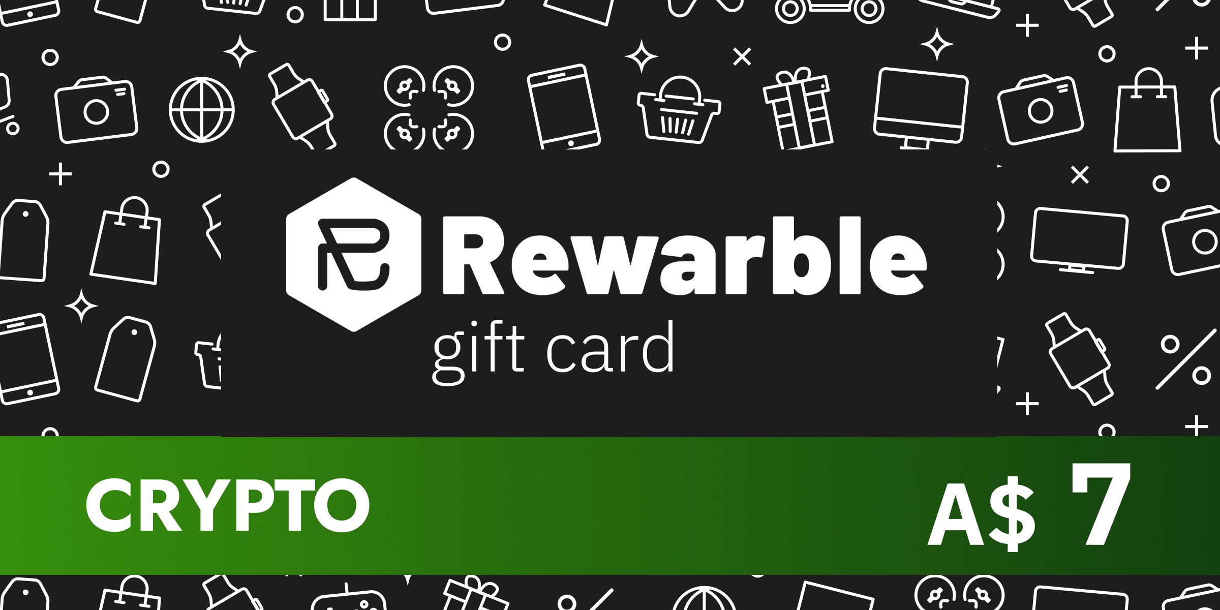 Rewarble Crypto Gift Card 7 AUD