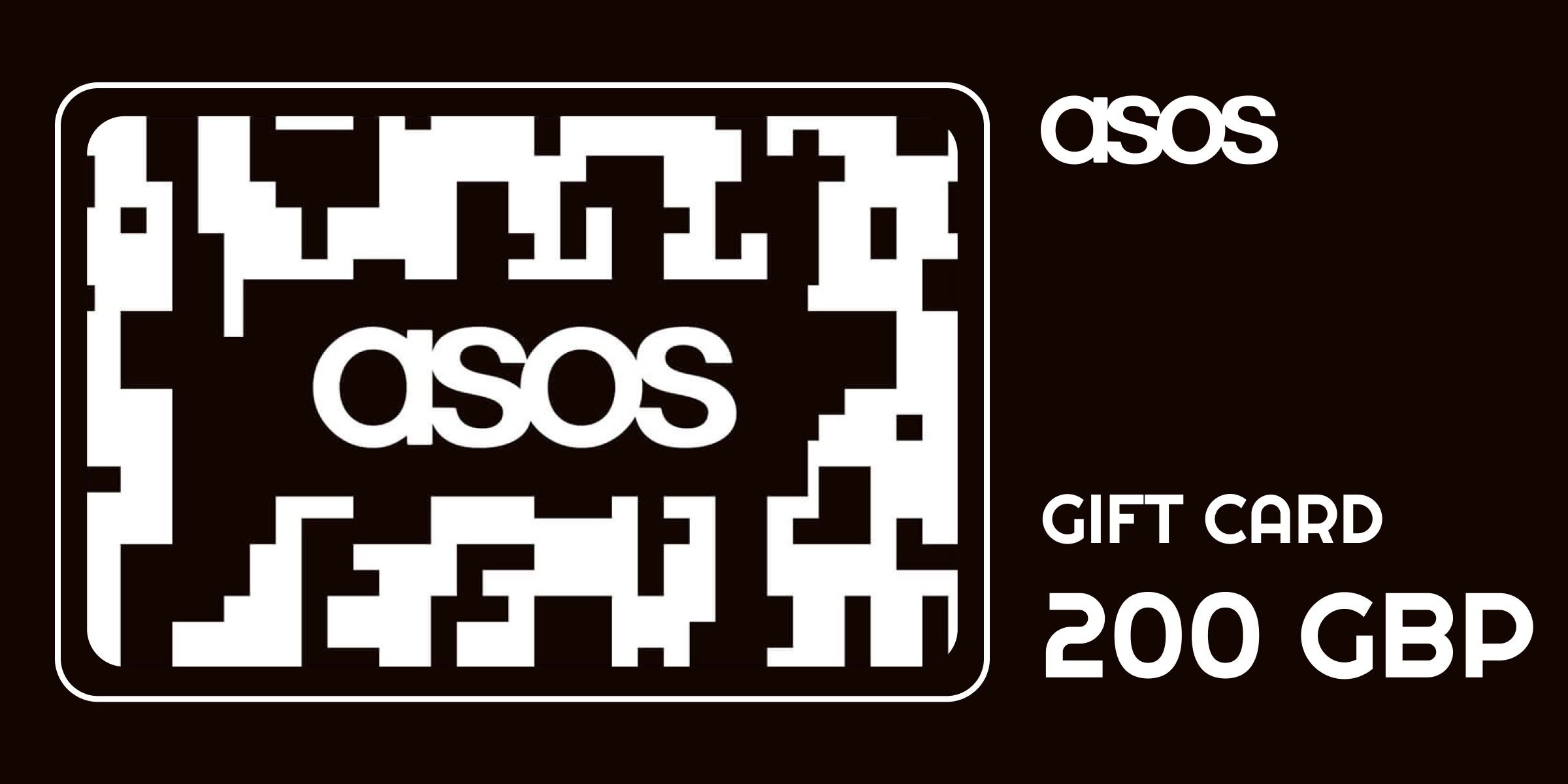 ASOS Gift Card 200 GBP