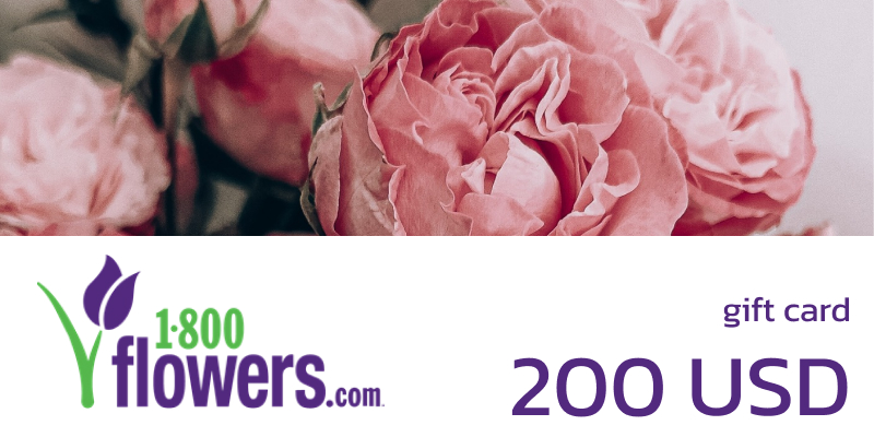 1 800 FLOWERS Gift Card 200 USD
