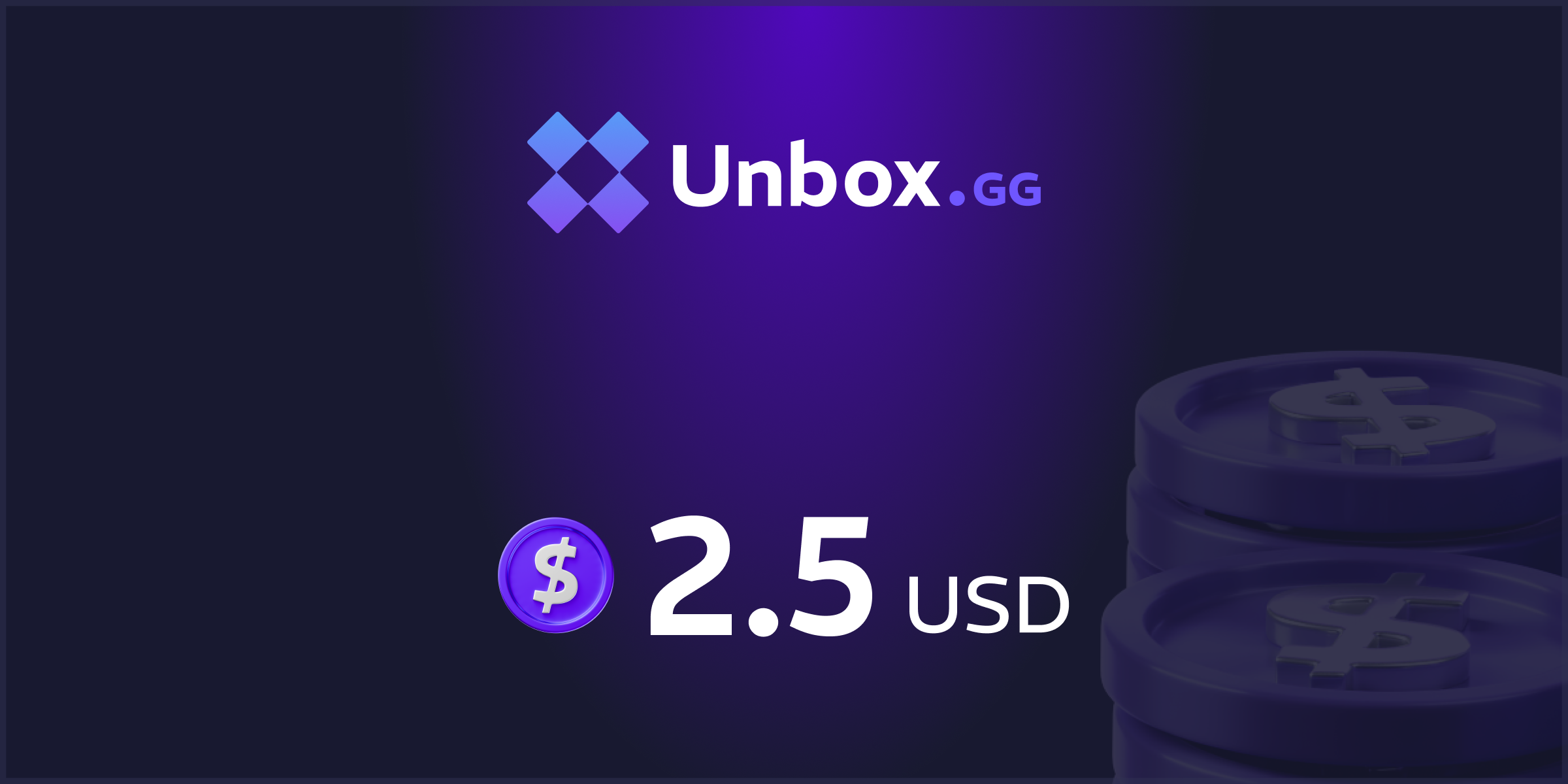 Unbox Gift Card 2.50 USD