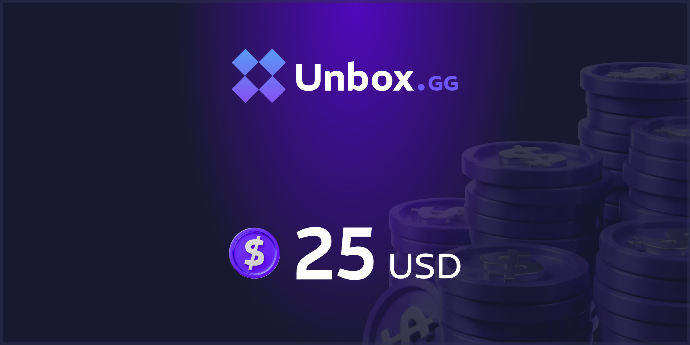 Unbox Gift Card 25 USD