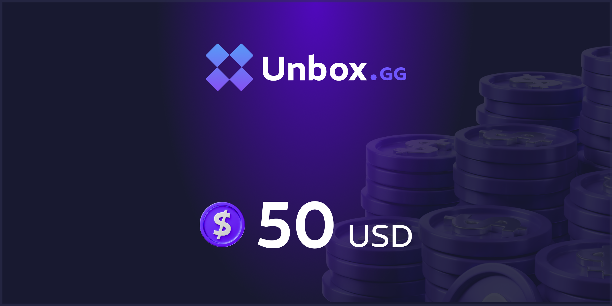 Unbox Gift Card 50 USD