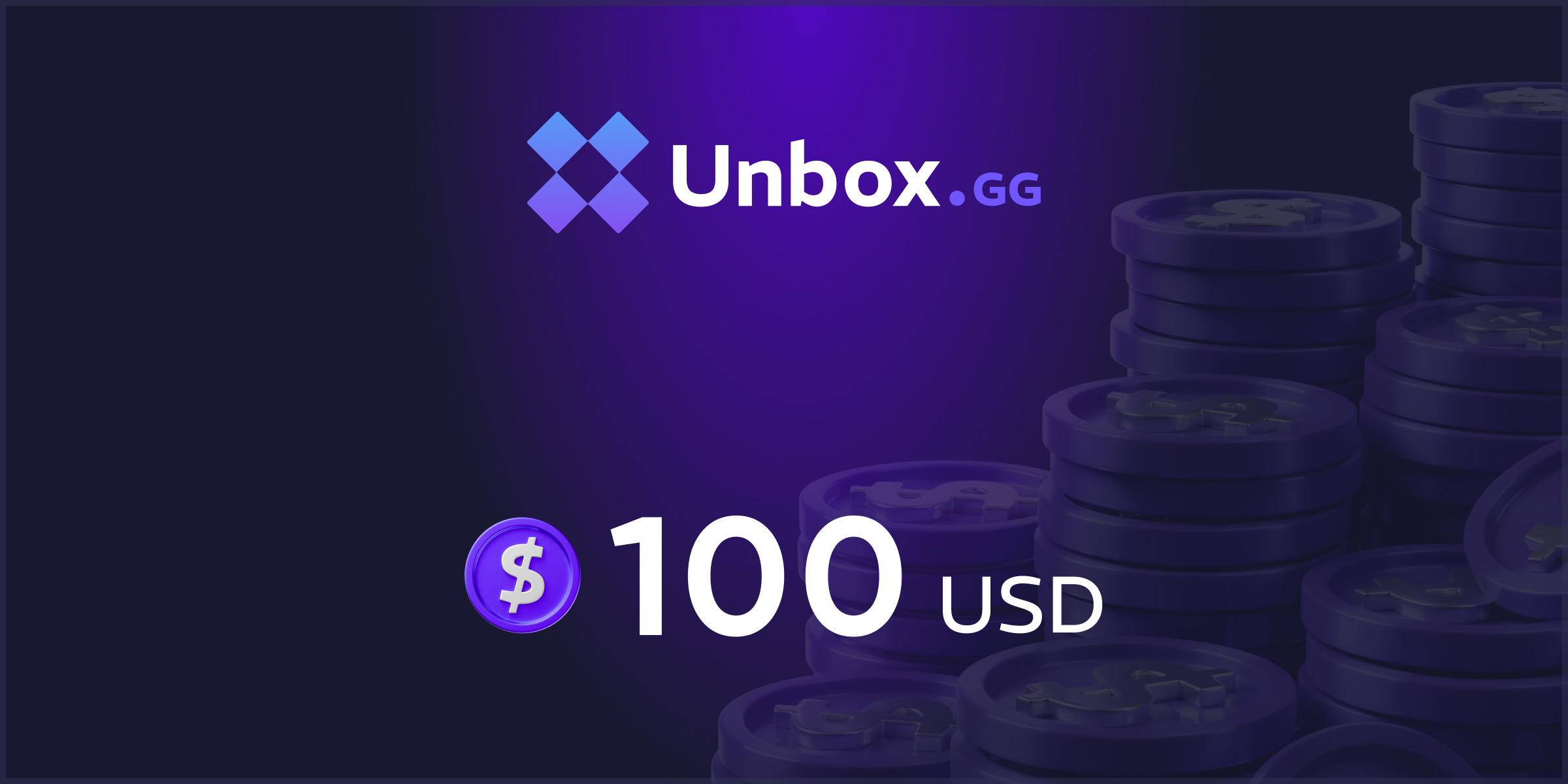 Unbox Gift Card 100 USD
