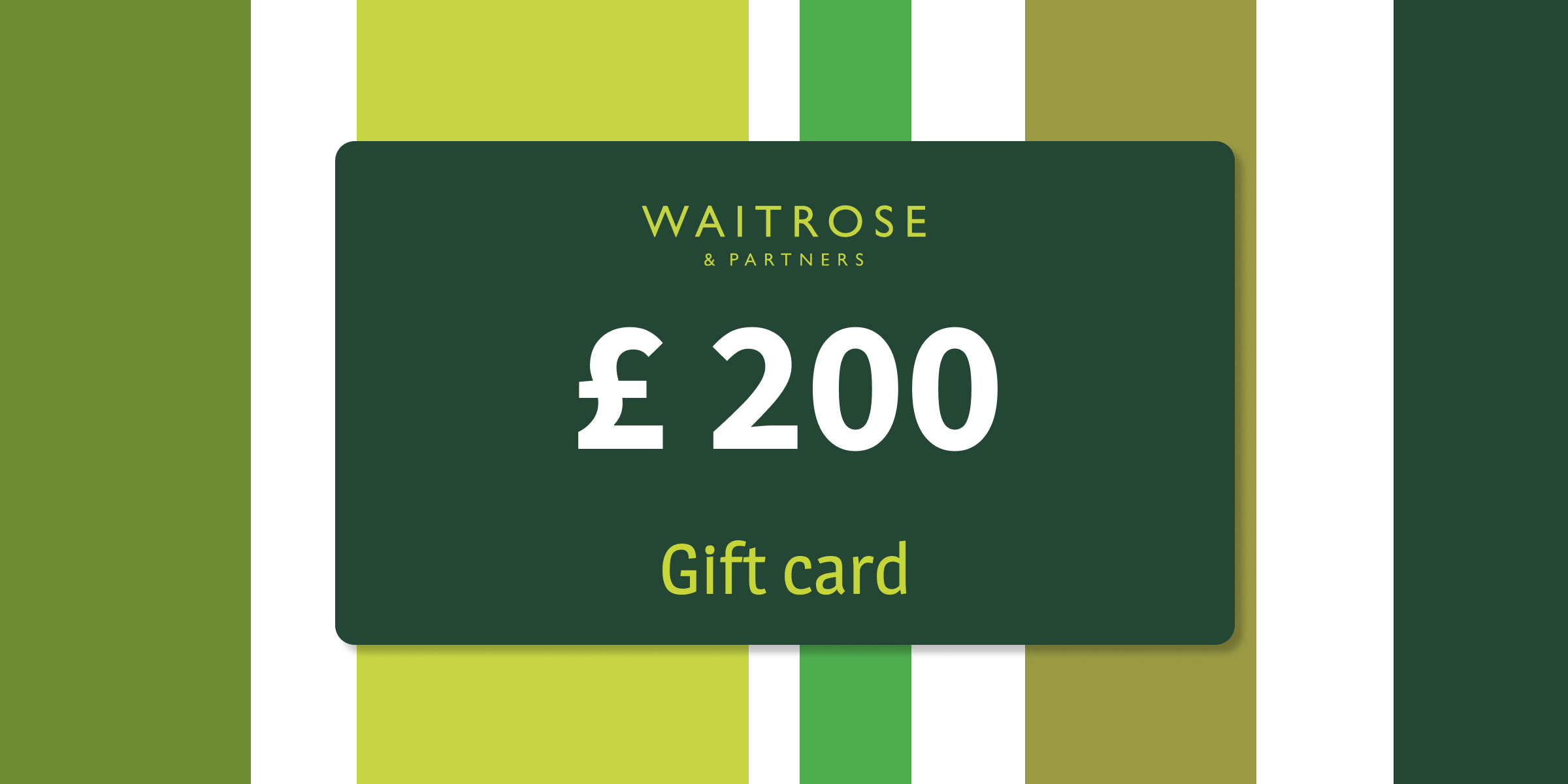 Waitrose Gift Card 200 GBP