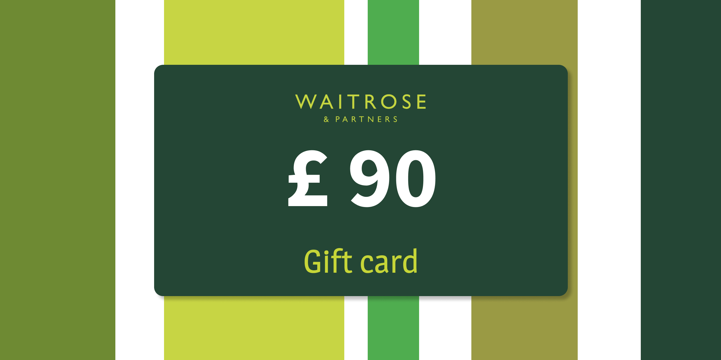 Waitrose Gift Card 90 GBP