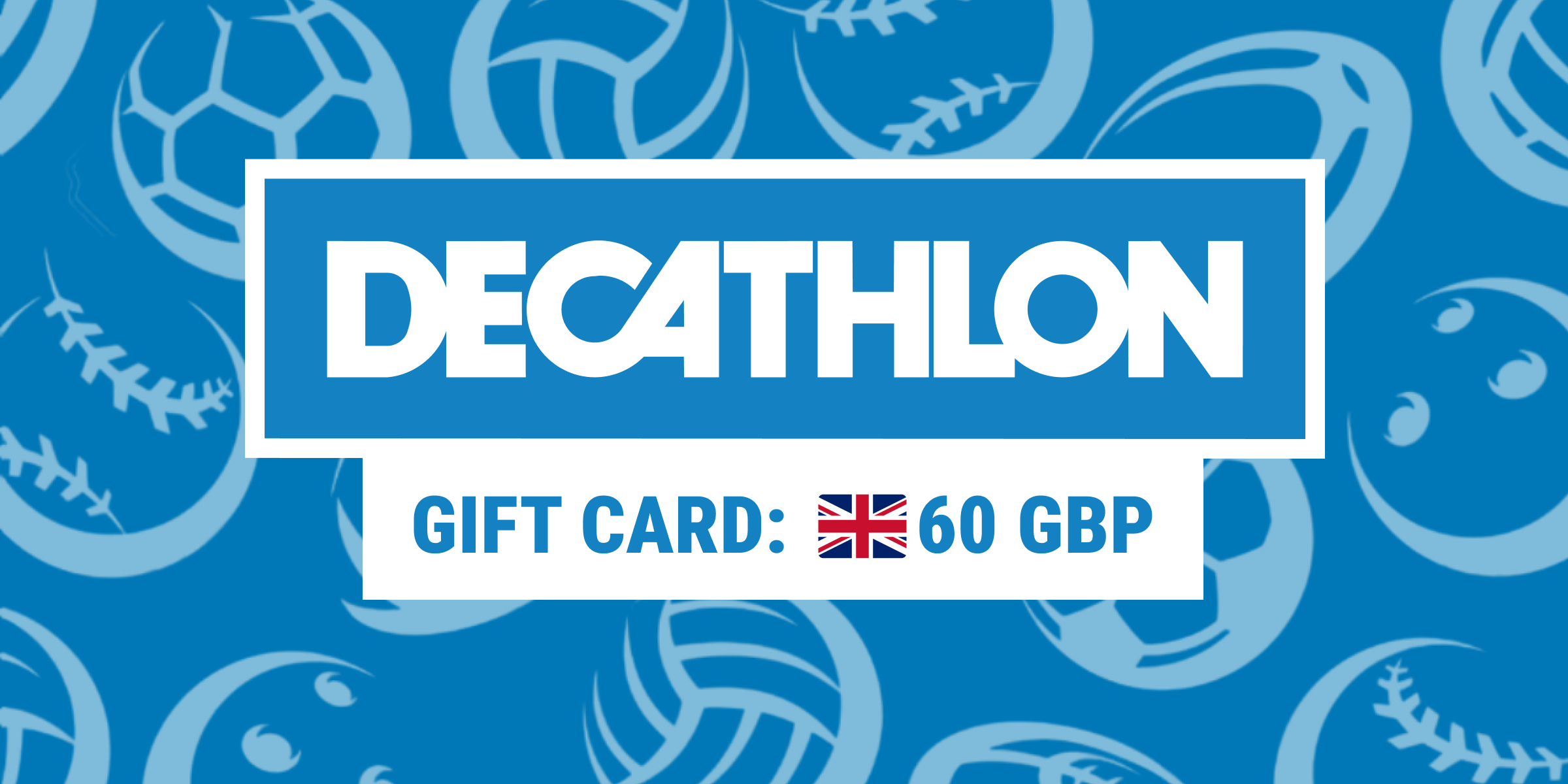 Decathlon Gift Card 60 GBP