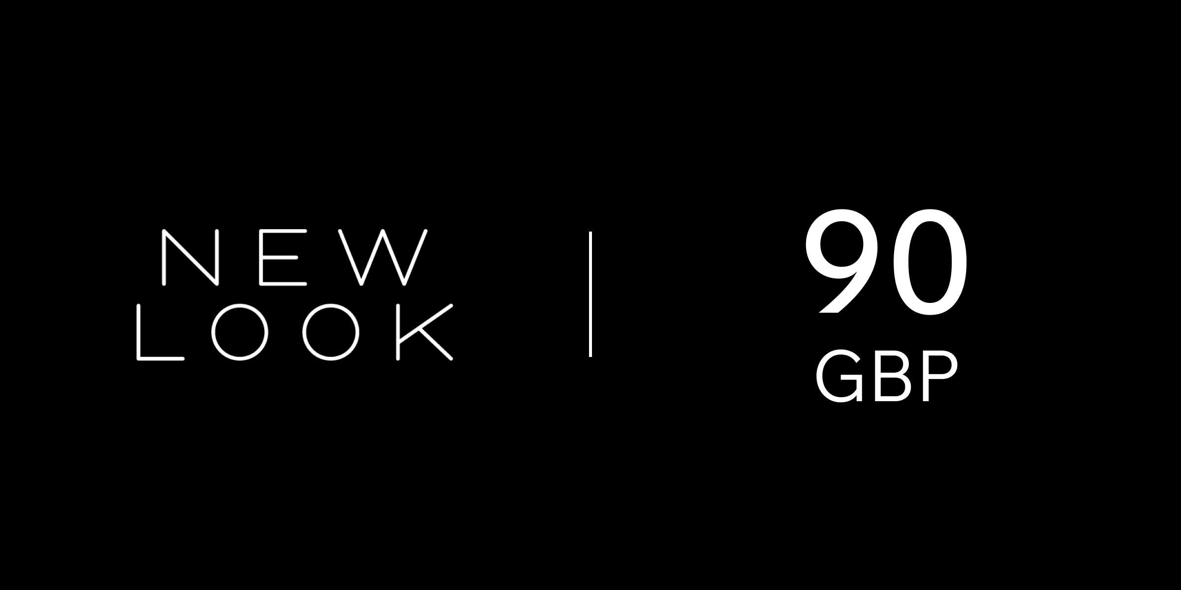 New Look Gift Card 90 GBP