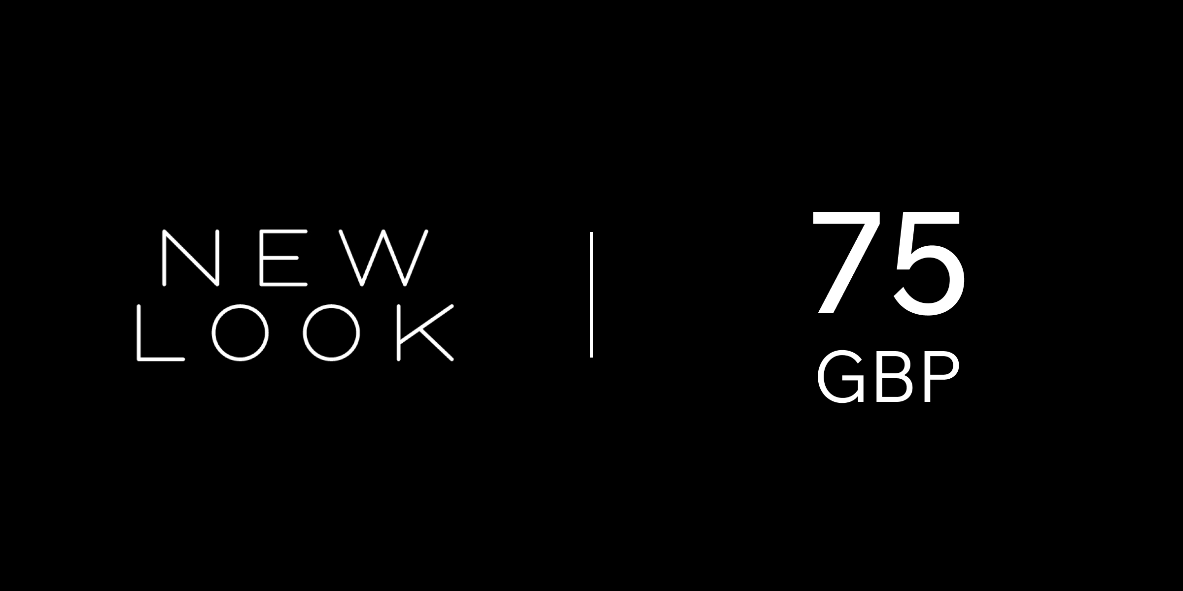 New Look Gift Card 75 GBP