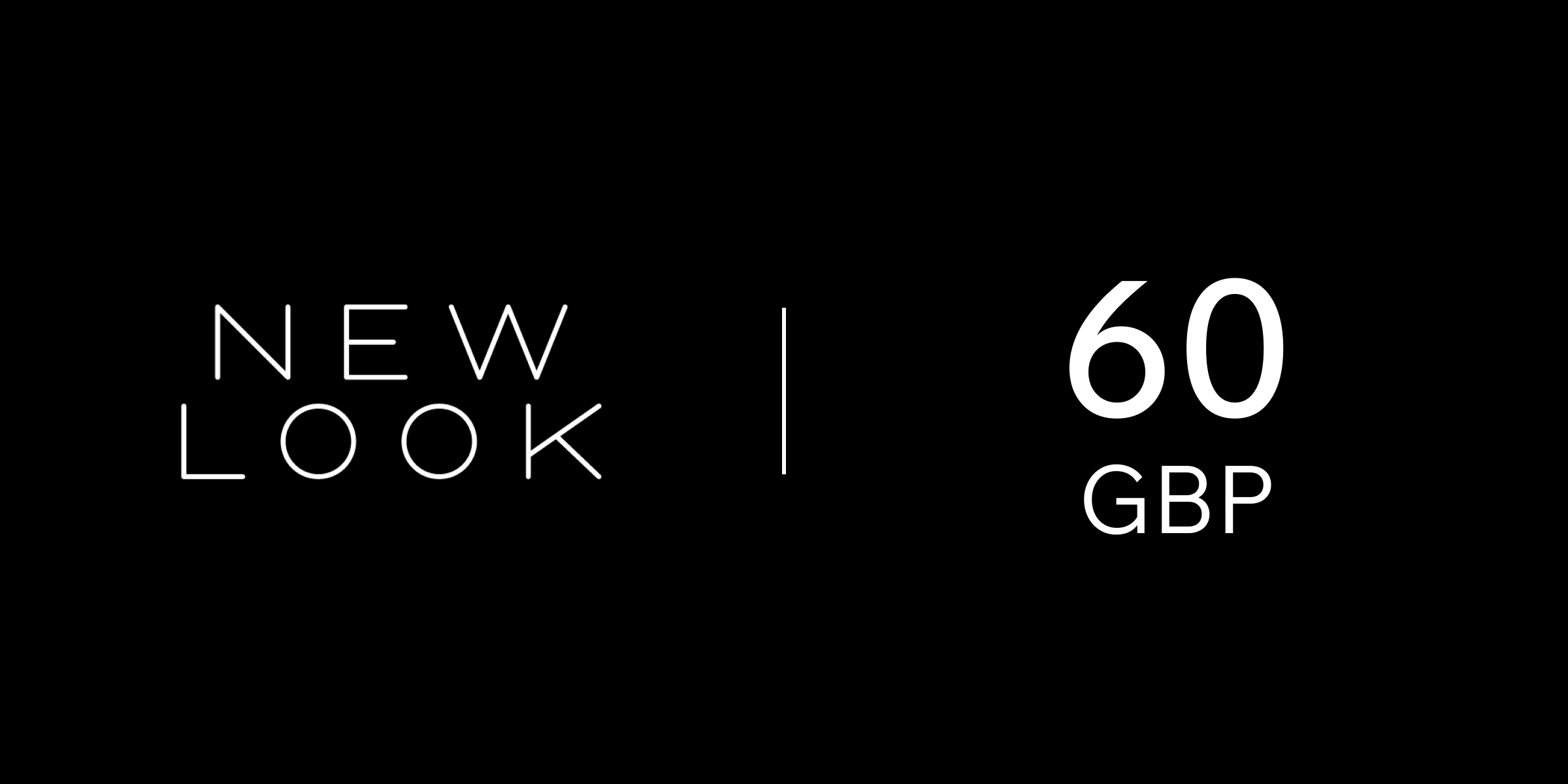 New Look Gift Card 60 GBP