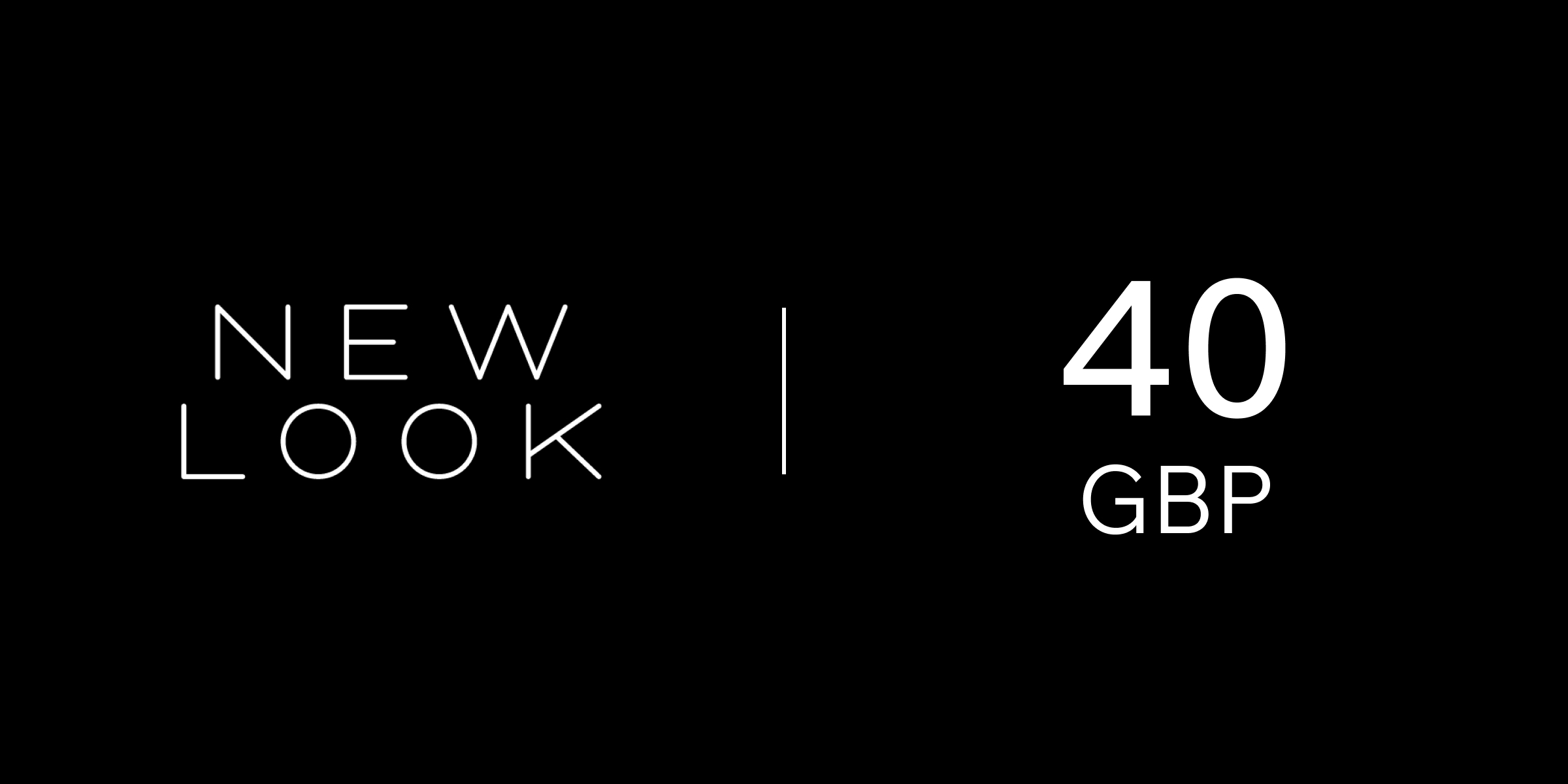 New Look Gift Card 40 GBP