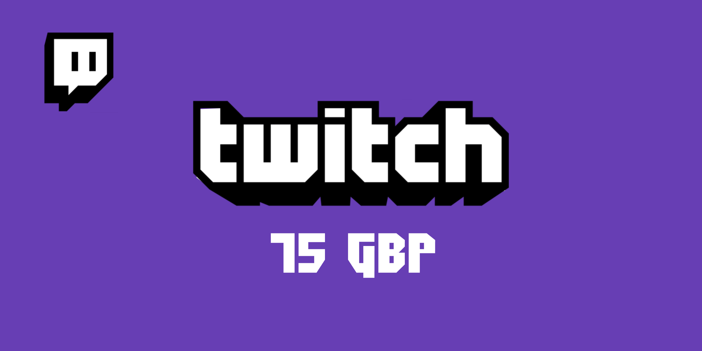Twitch Gift Card 75 GBP