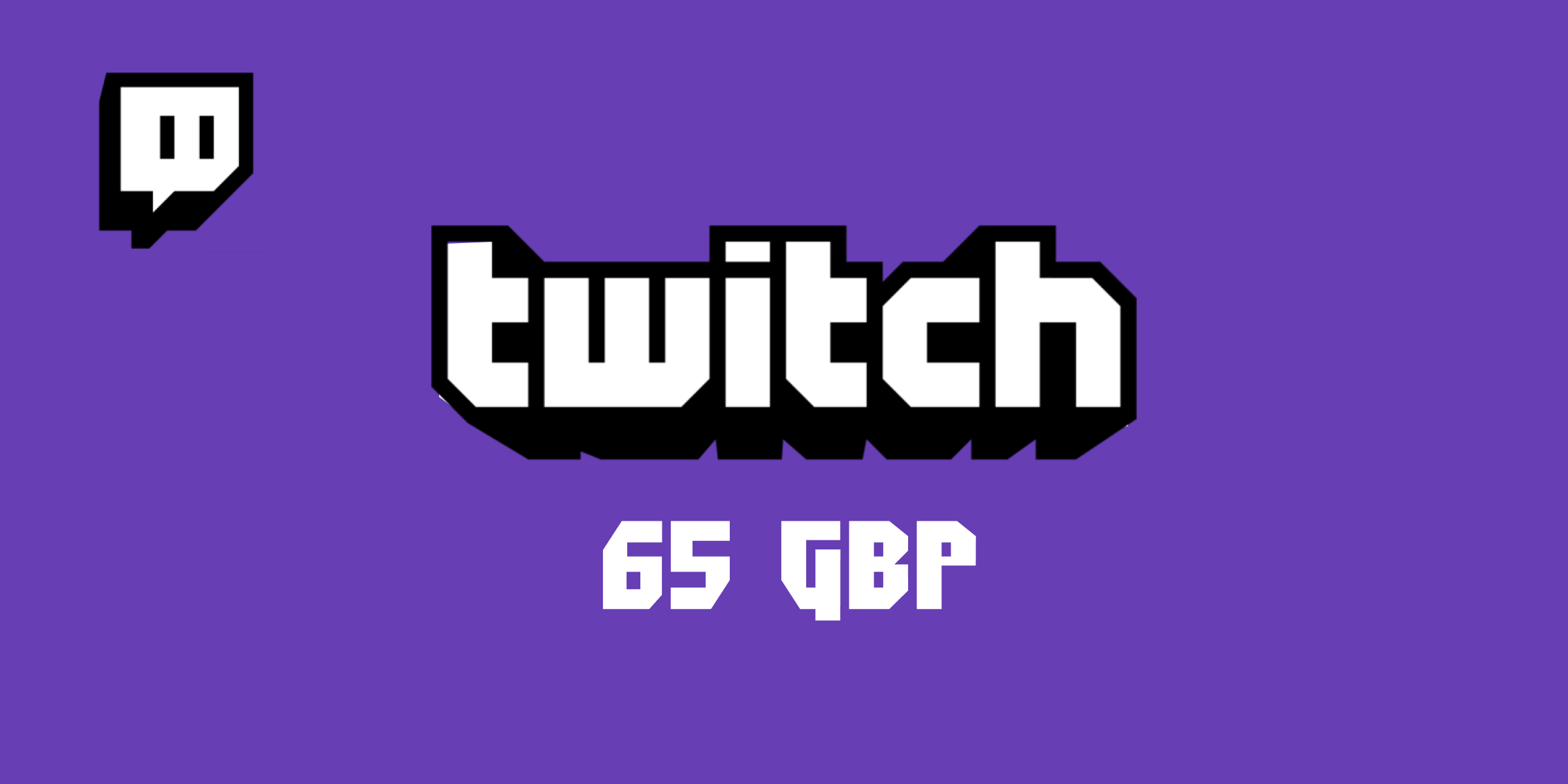 Twitch Gift Card 65 GBP