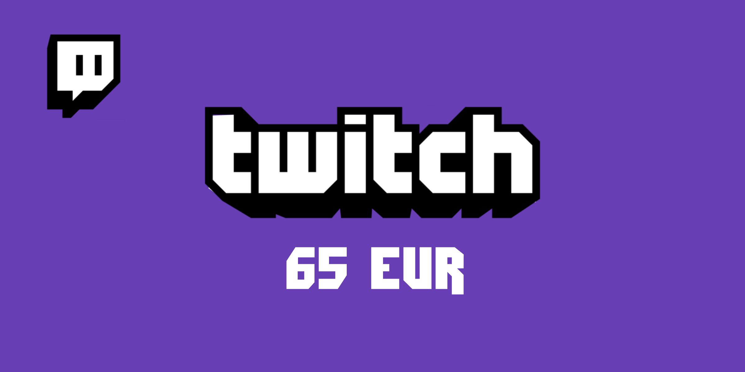Twitch Gift Card 65 EUR