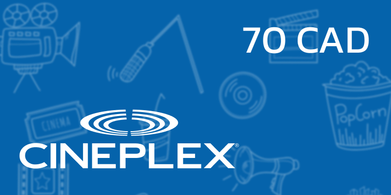 Cineplex Gift Card 70 CAD