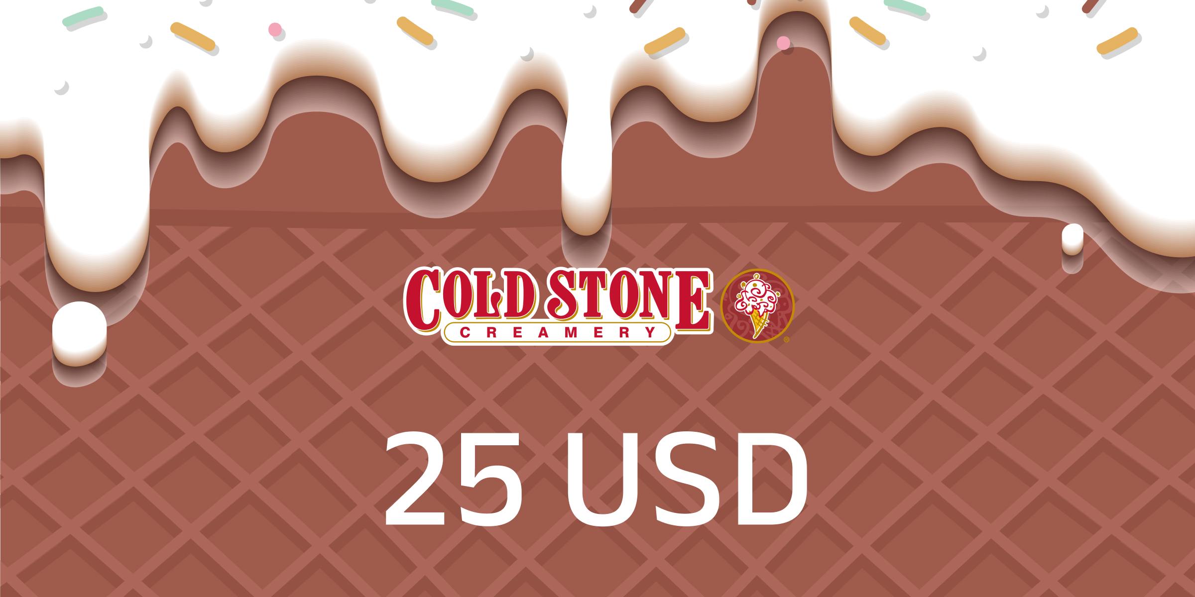 Cold Stone Creamery Gift Card 25 USD