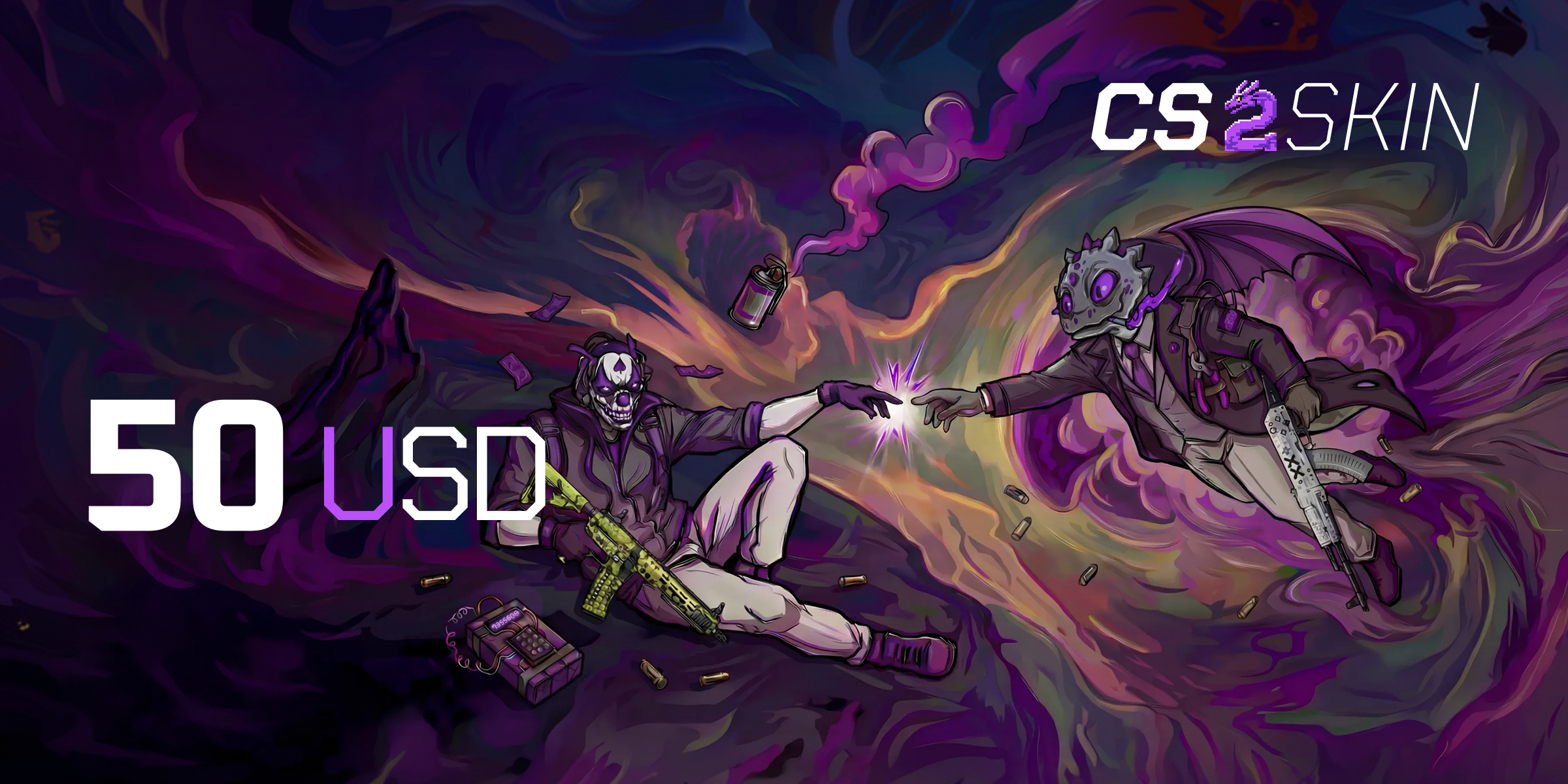 CS2skin Gift Card 50 USD