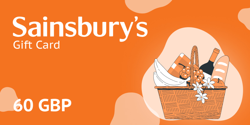 Sainsburys Gift Card 60 GBP