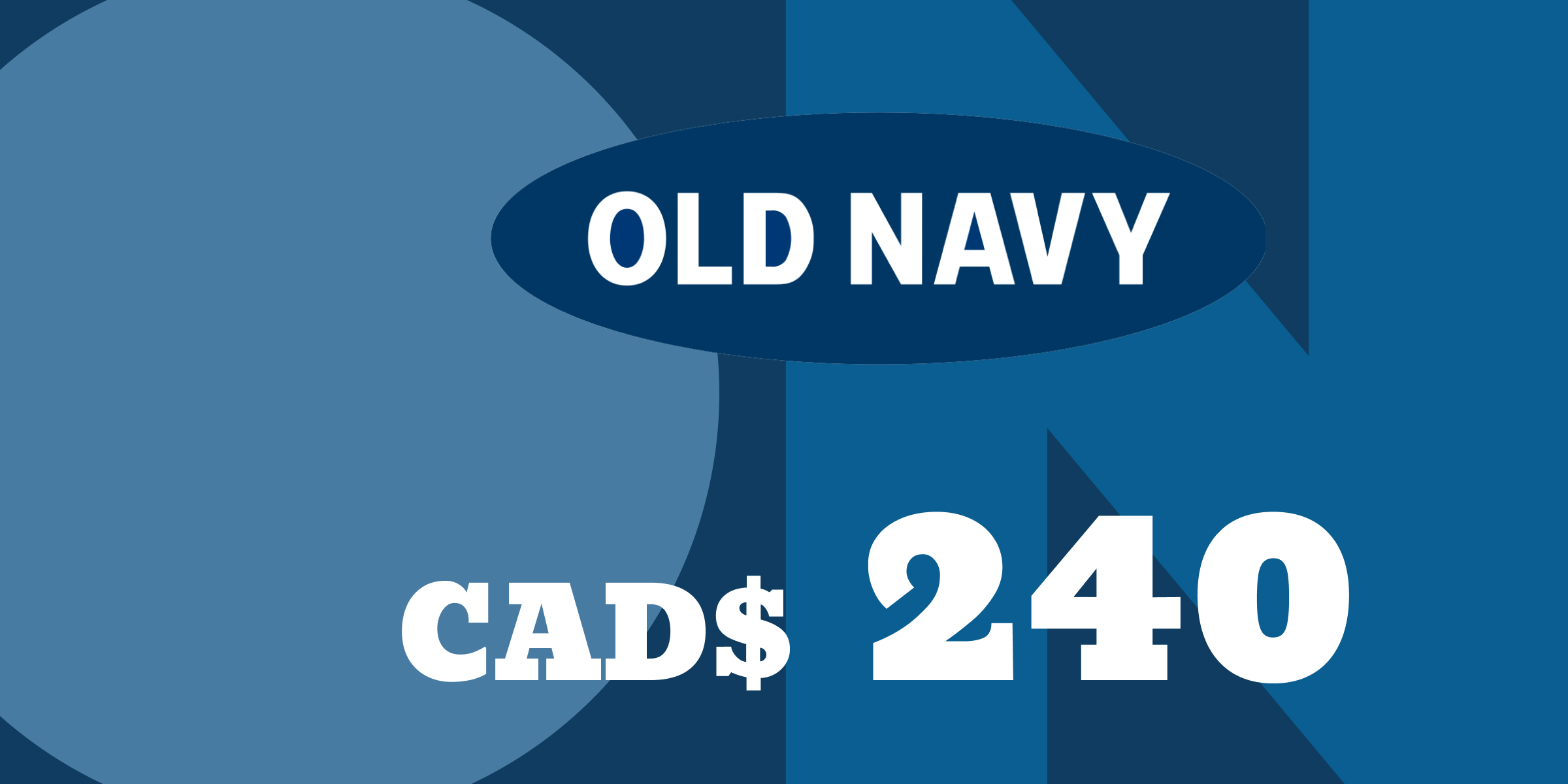 Old Navy Gift Card 240 CAD