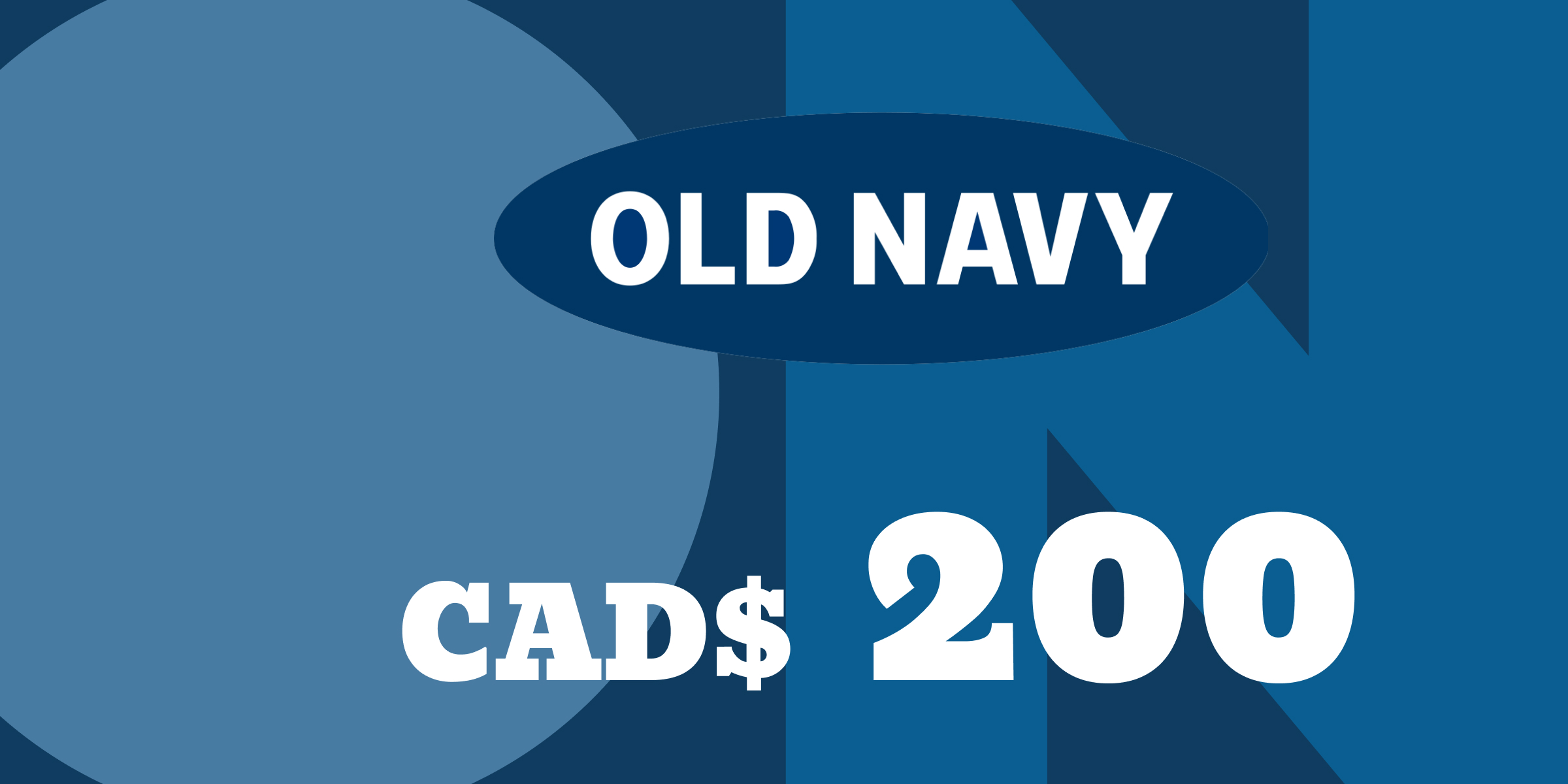 Old Navy Gift Card 200 CAD