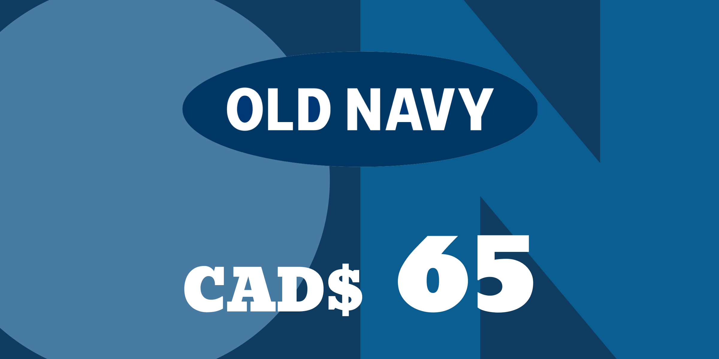 Old Navy Gift Card 65 CAD