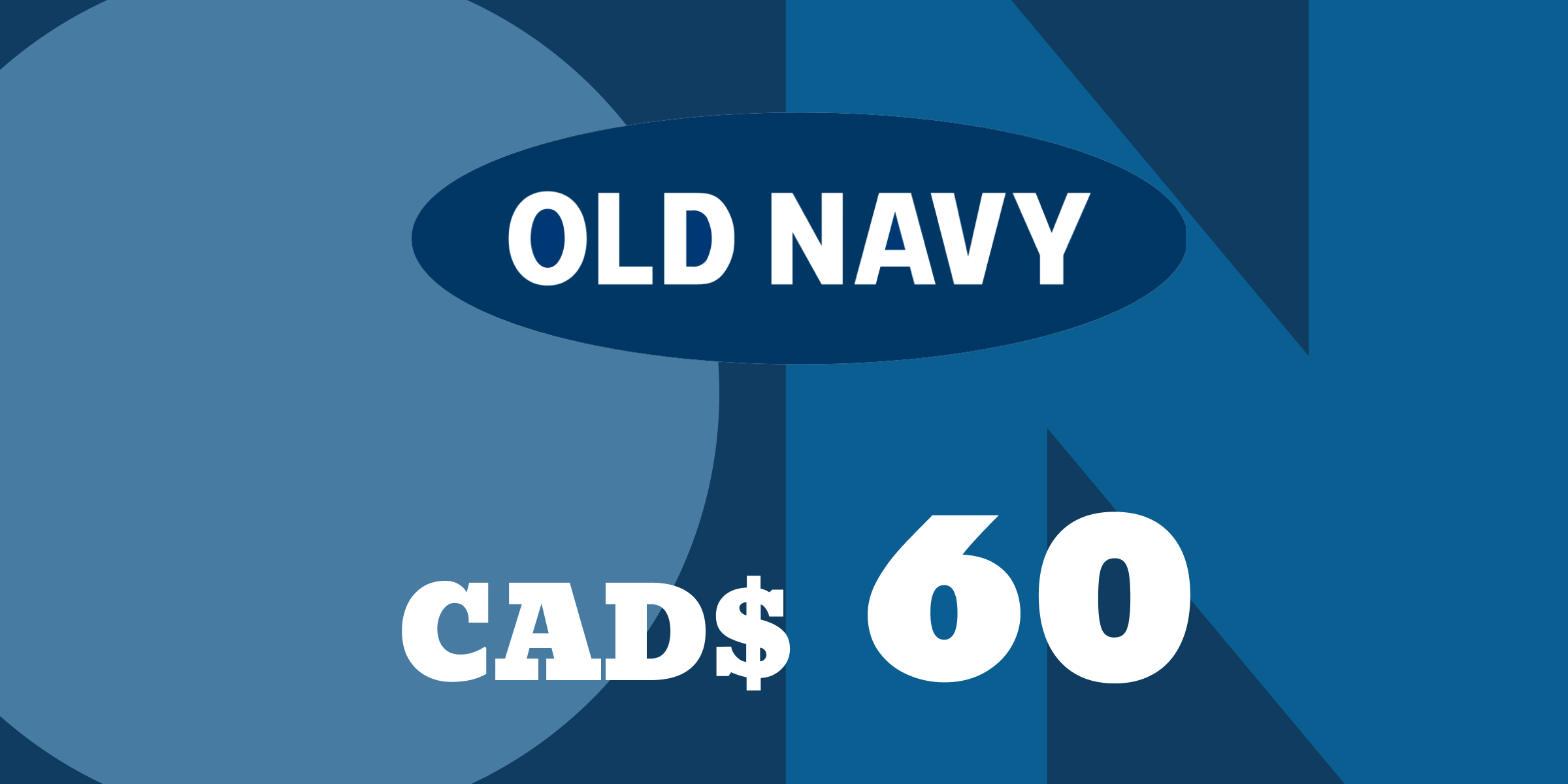 Old Navy Gift Card 60 CAD