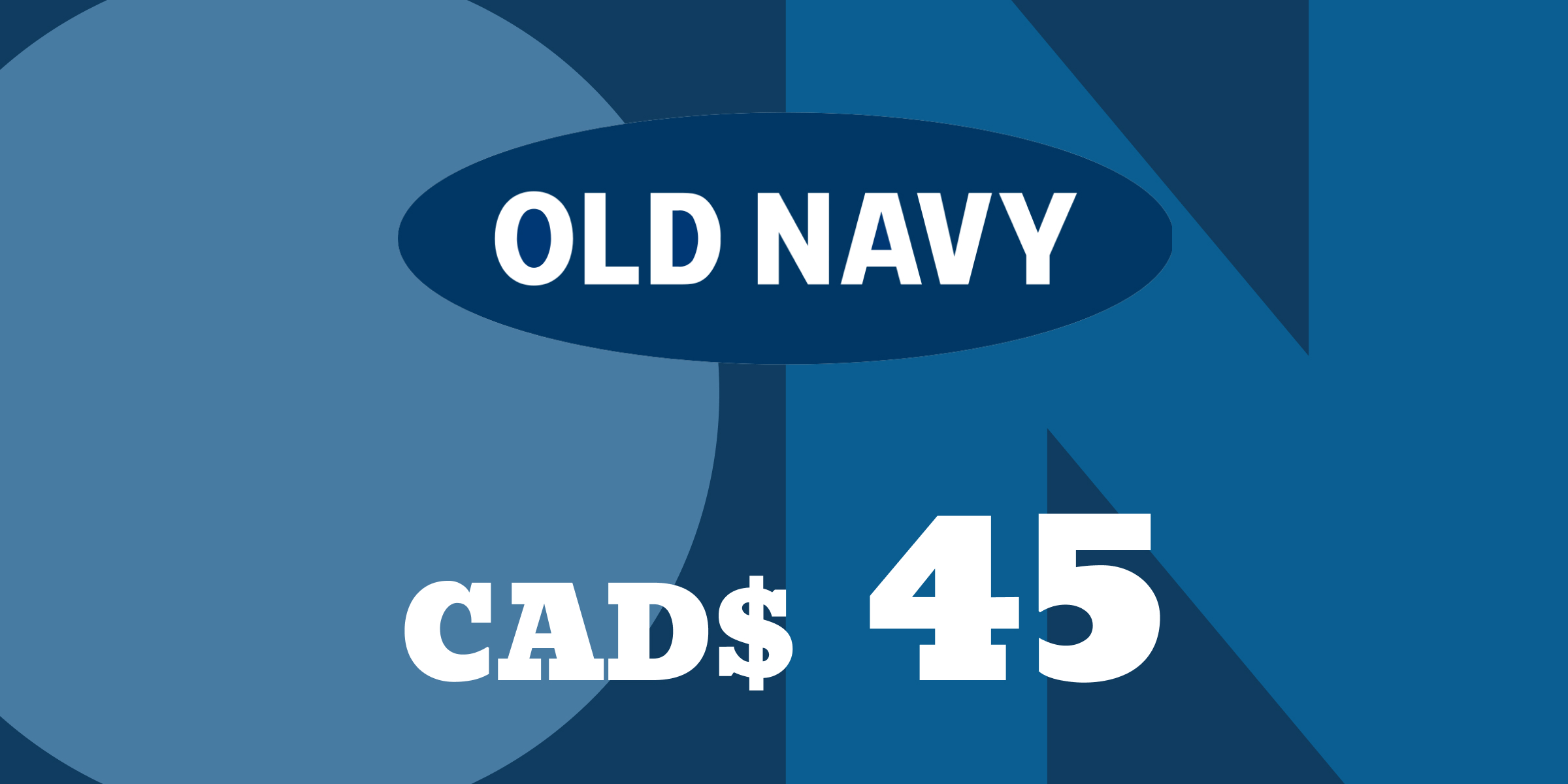Old Navy Gift Card 45 CAD