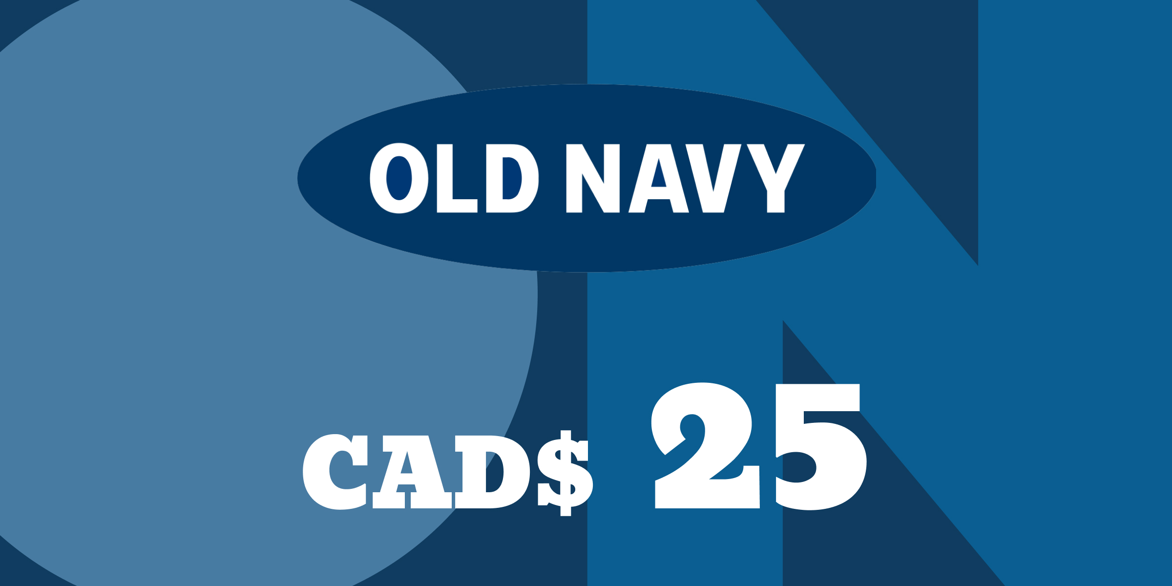 Old Navy Gift Card 25 CAD