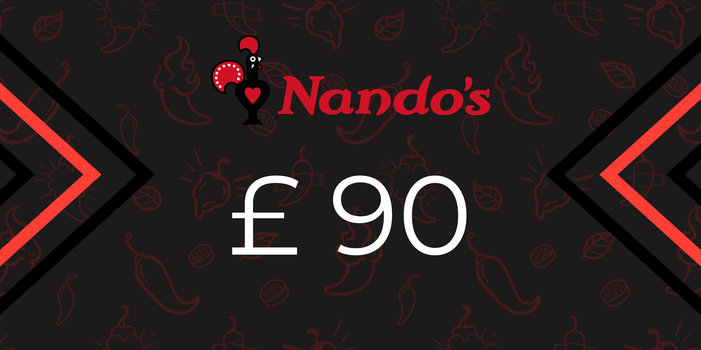 Nandos Gift Card 90 GBP