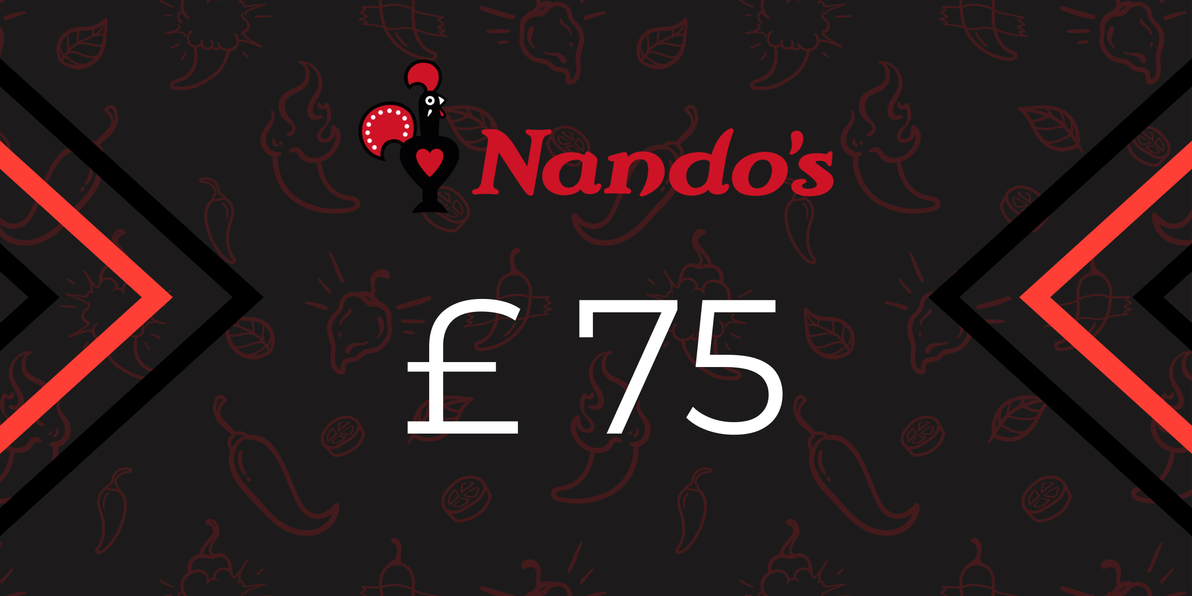 Nandos Gift Card 75 GBP