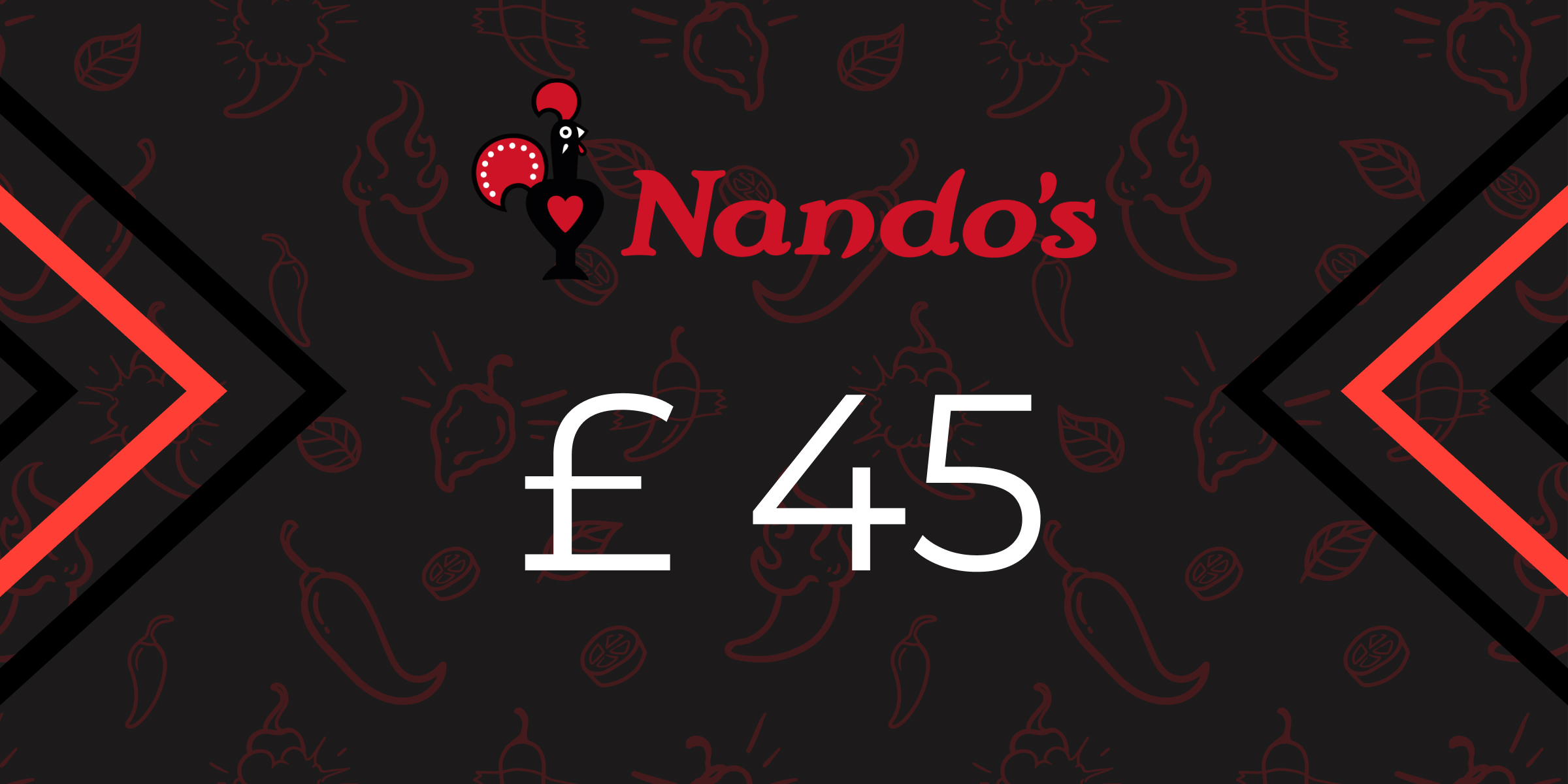 Nandos Gift Card 45 GBP