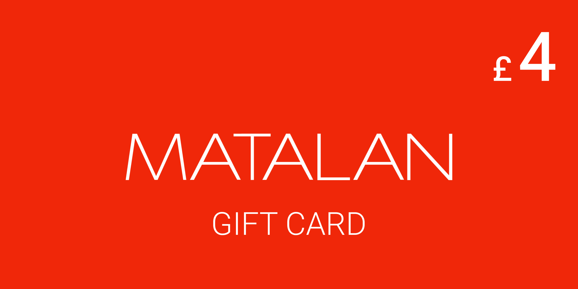 Matalan Gift Card 4 GBP