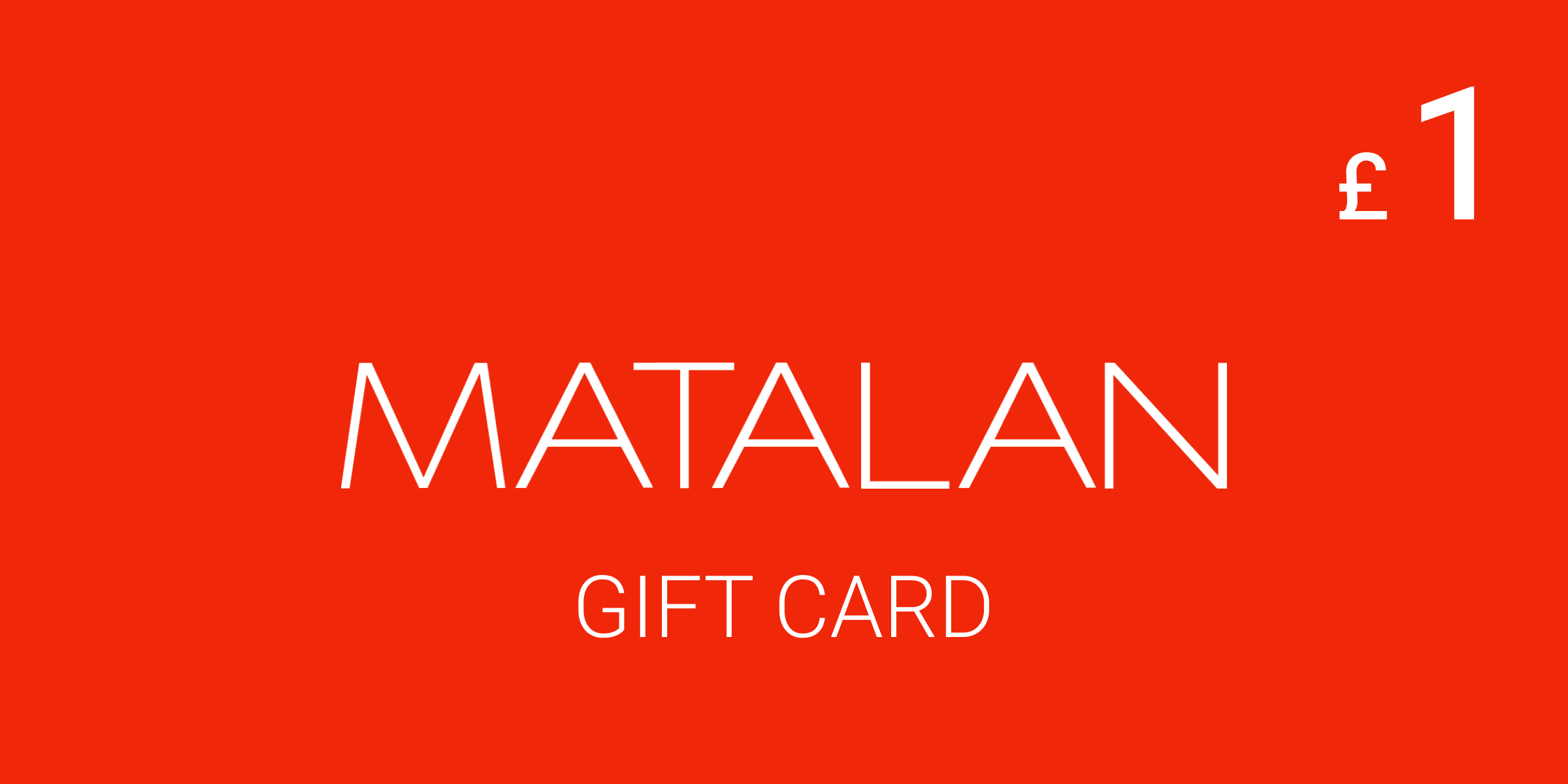 Matalan Gift Card 1 GBP