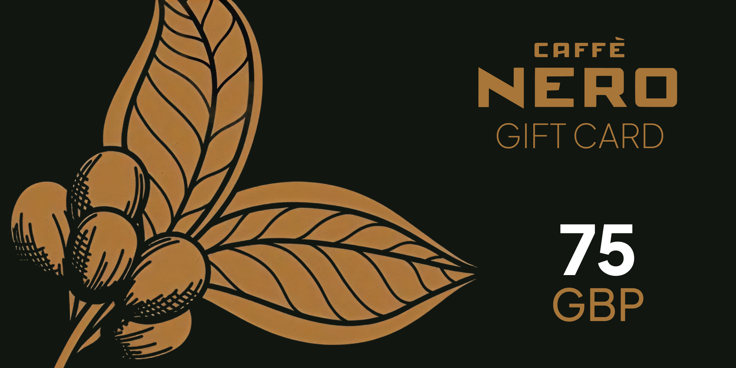 Caffe Nero Gift Card 75 GBP