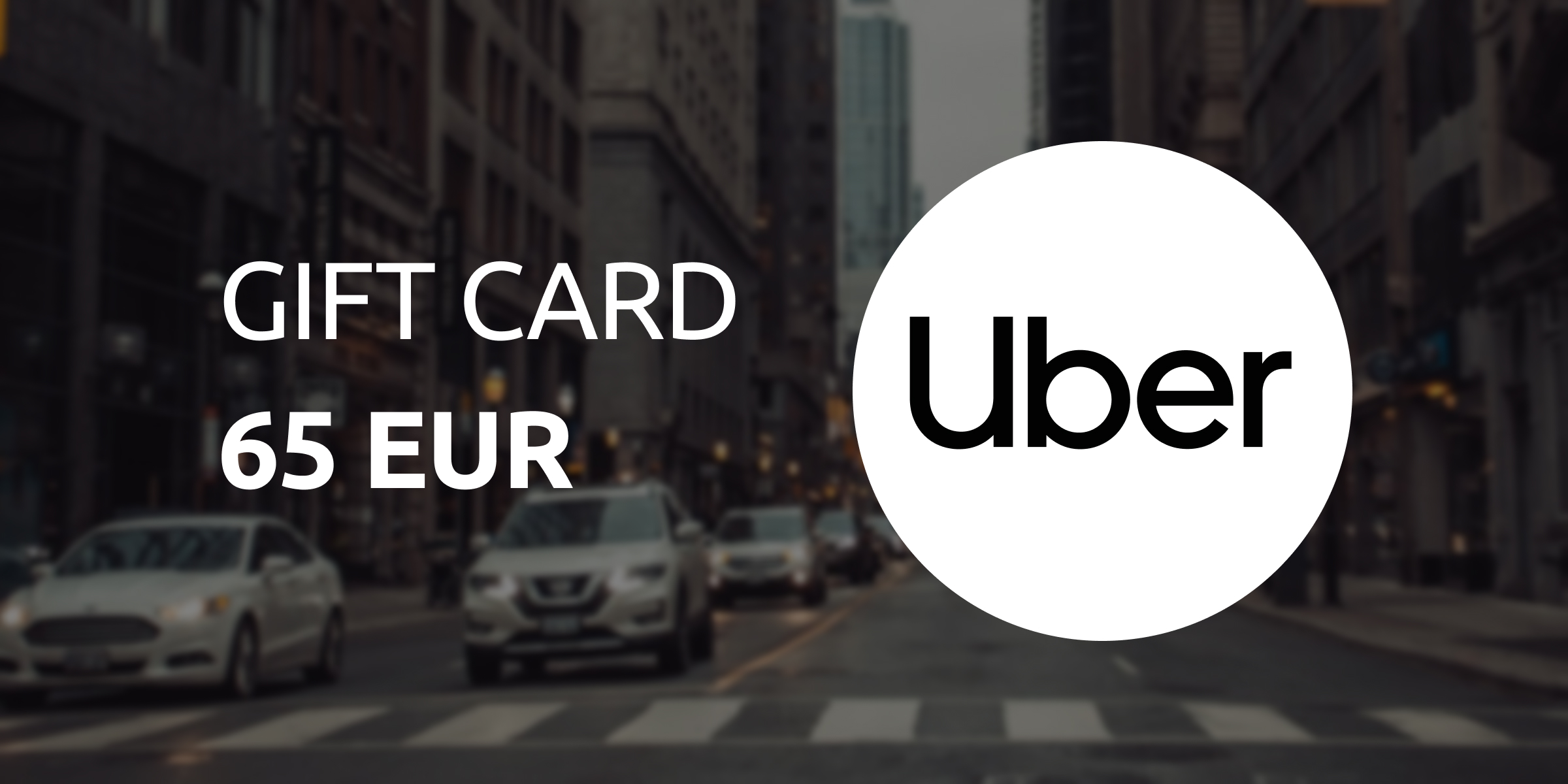 Uber Gift Card 65 EUR