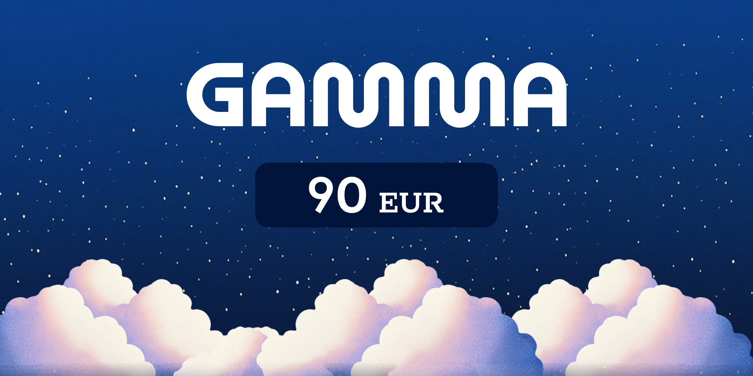 Gamma Gift Card 90 EUR