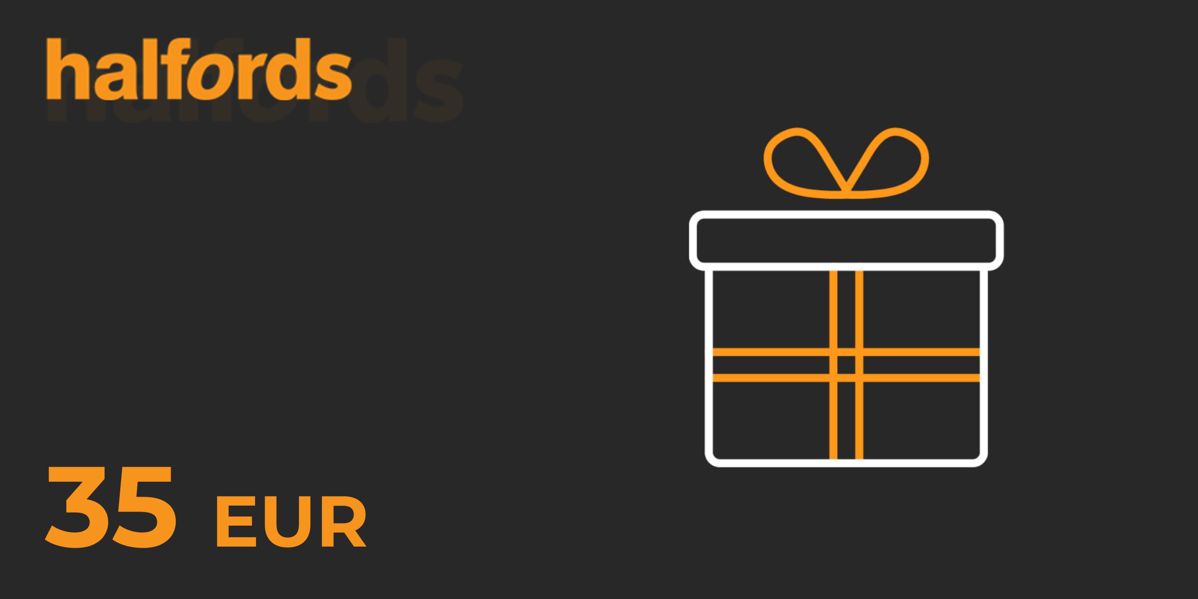 Halfords Gift Card 35 EUR