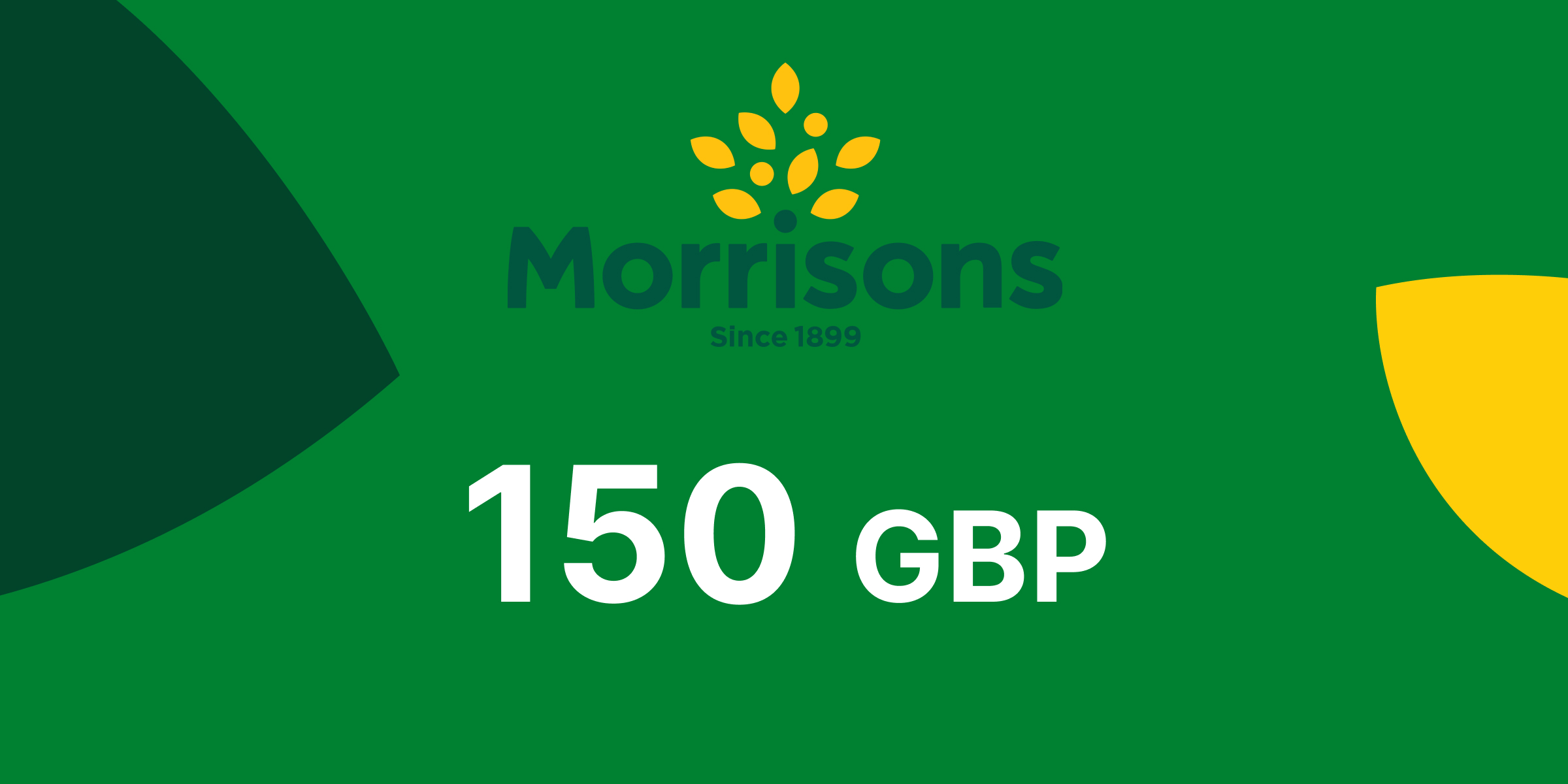 Morrisons Gift Card 150 GBP