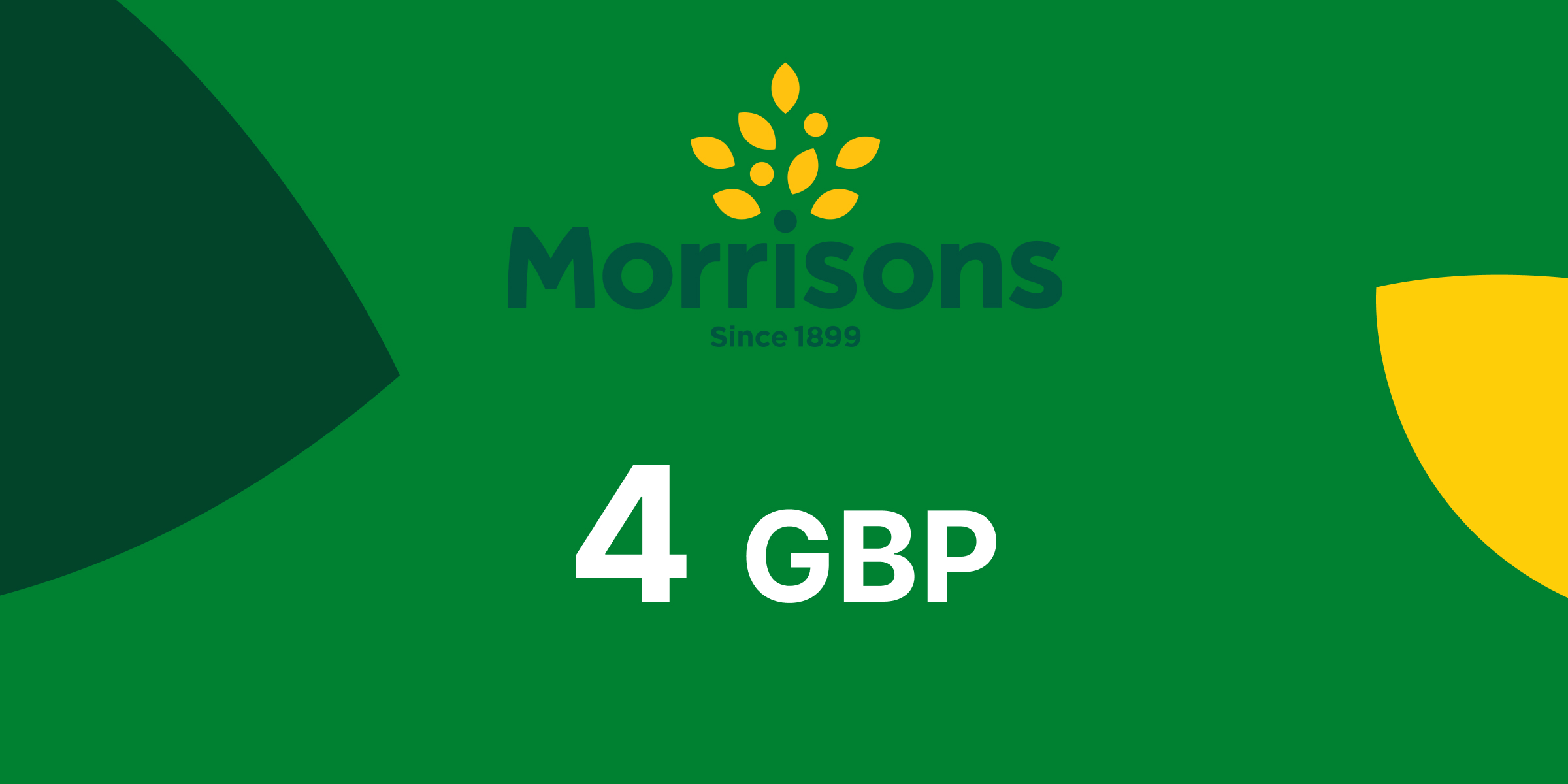 Morrisons Gift Card 4 GBP