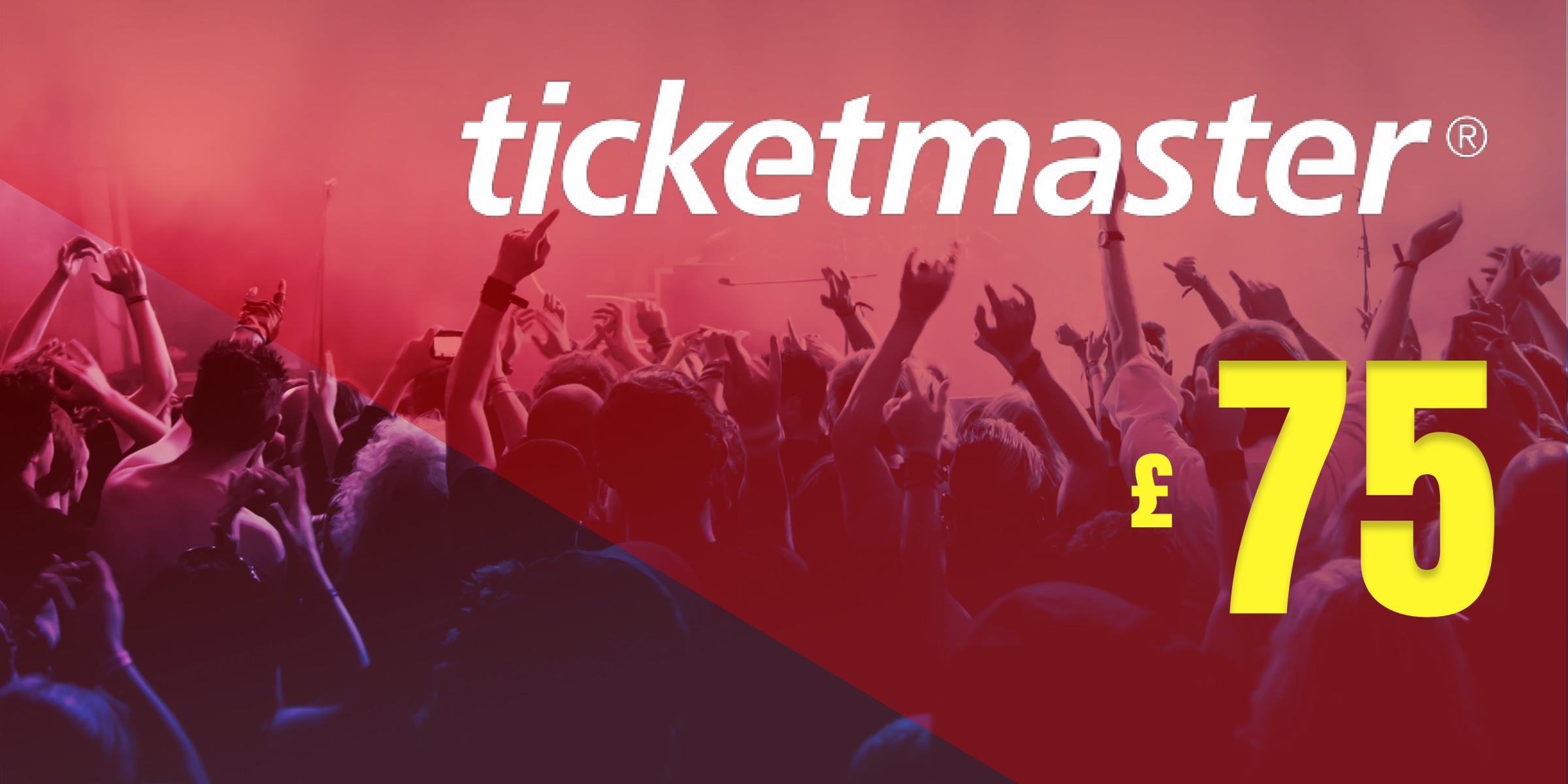 Ticketmaster Gift Card 75 GBP