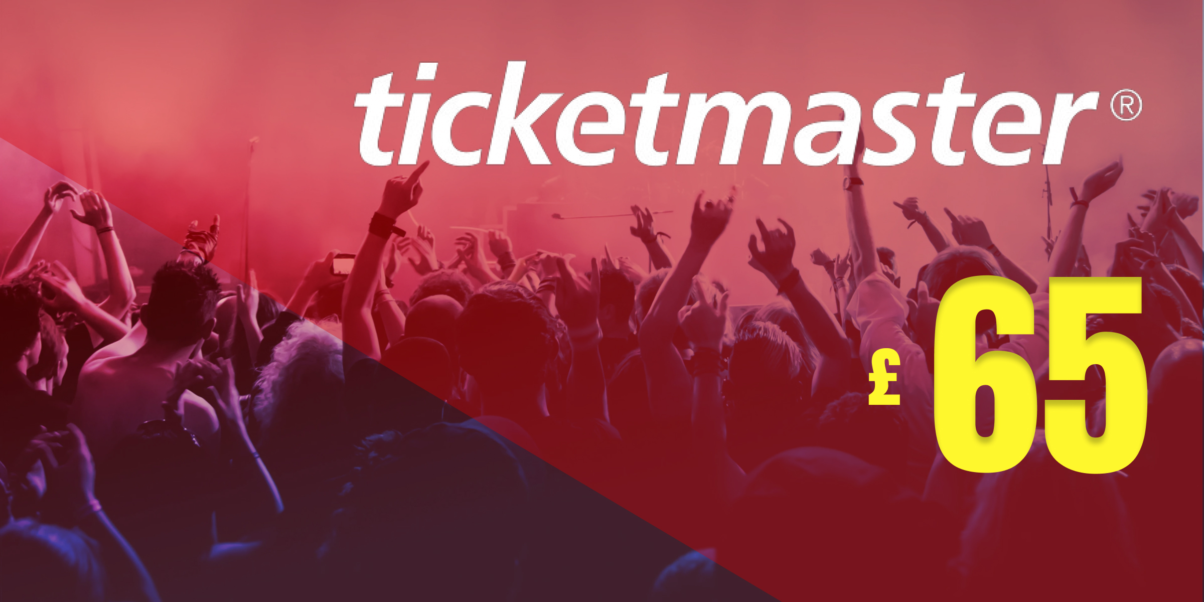 Ticketmaster Gift Card 65 GBP