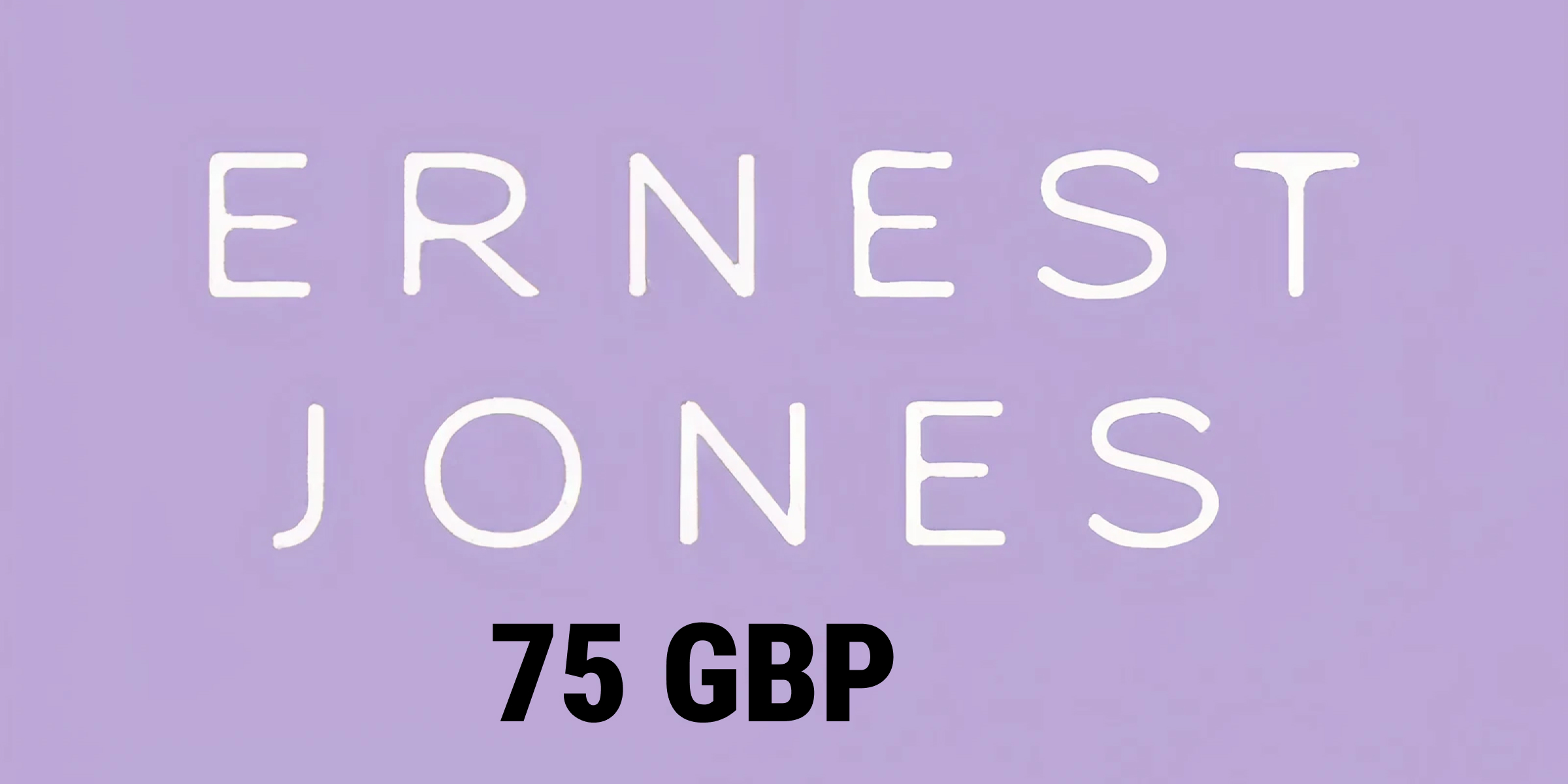 Ernest Jones Gift Card 75 GBP