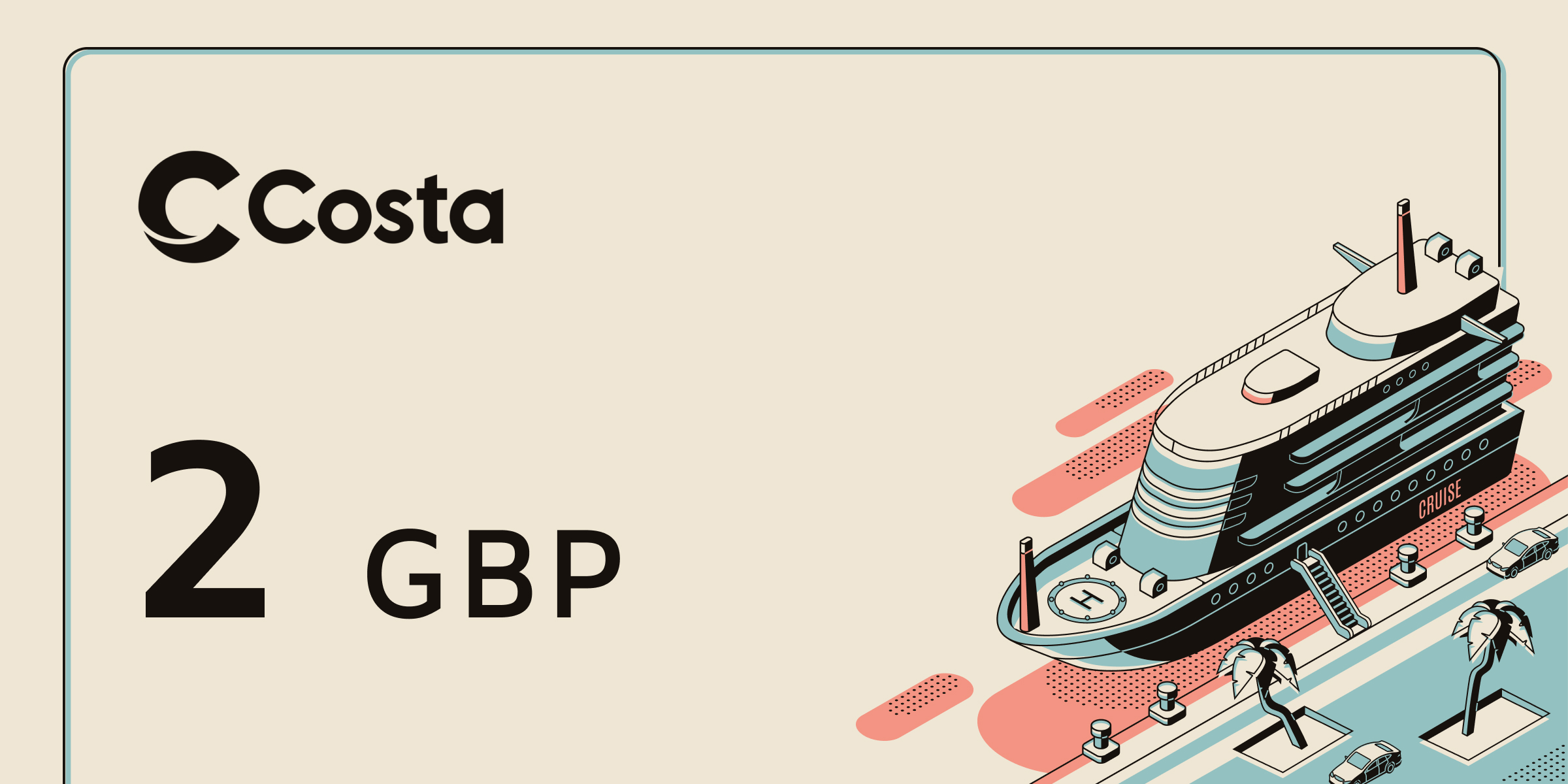 Costa Gift Card 2 GBP