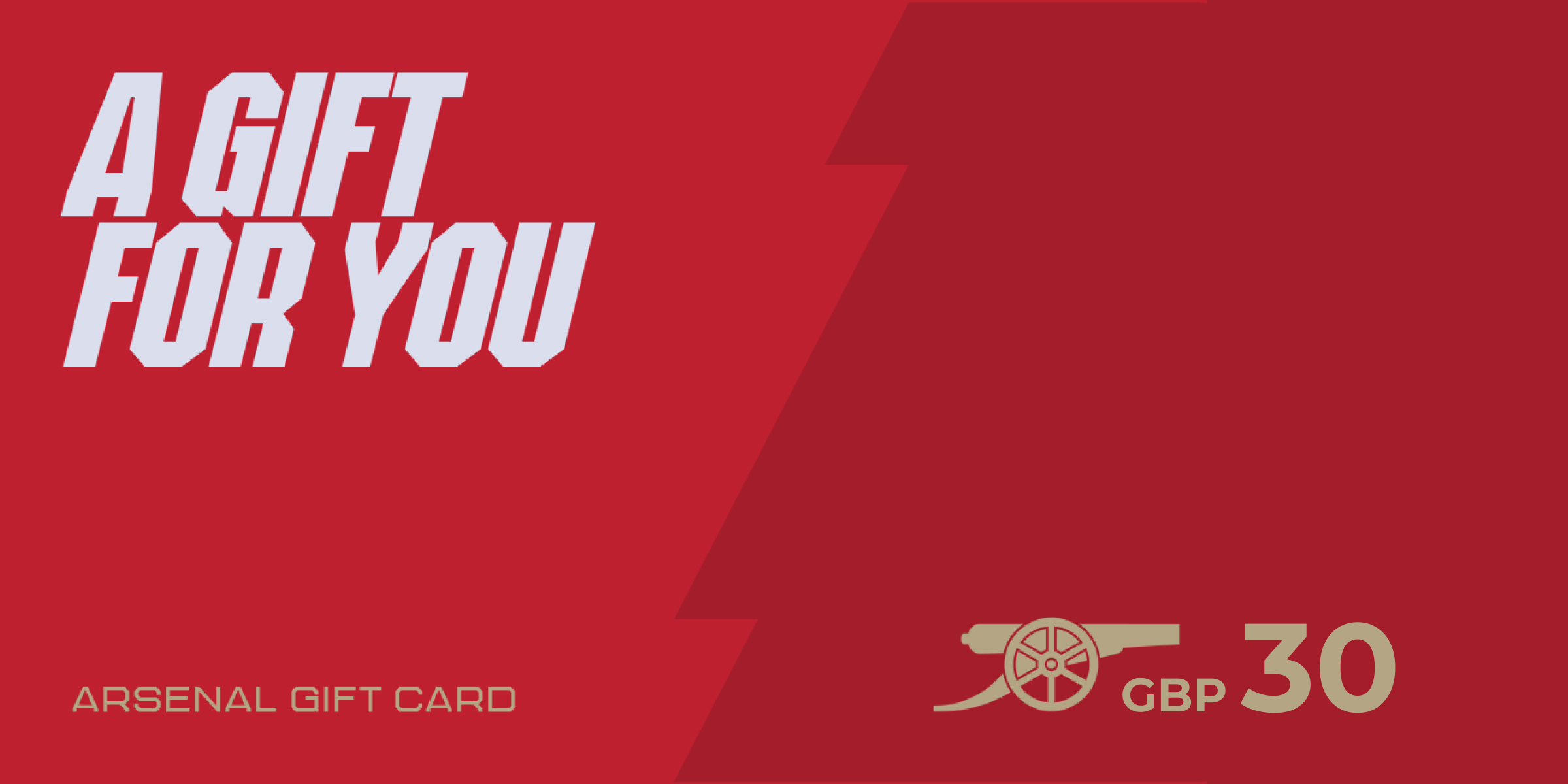 Arsenal Gift Card 30 GBP