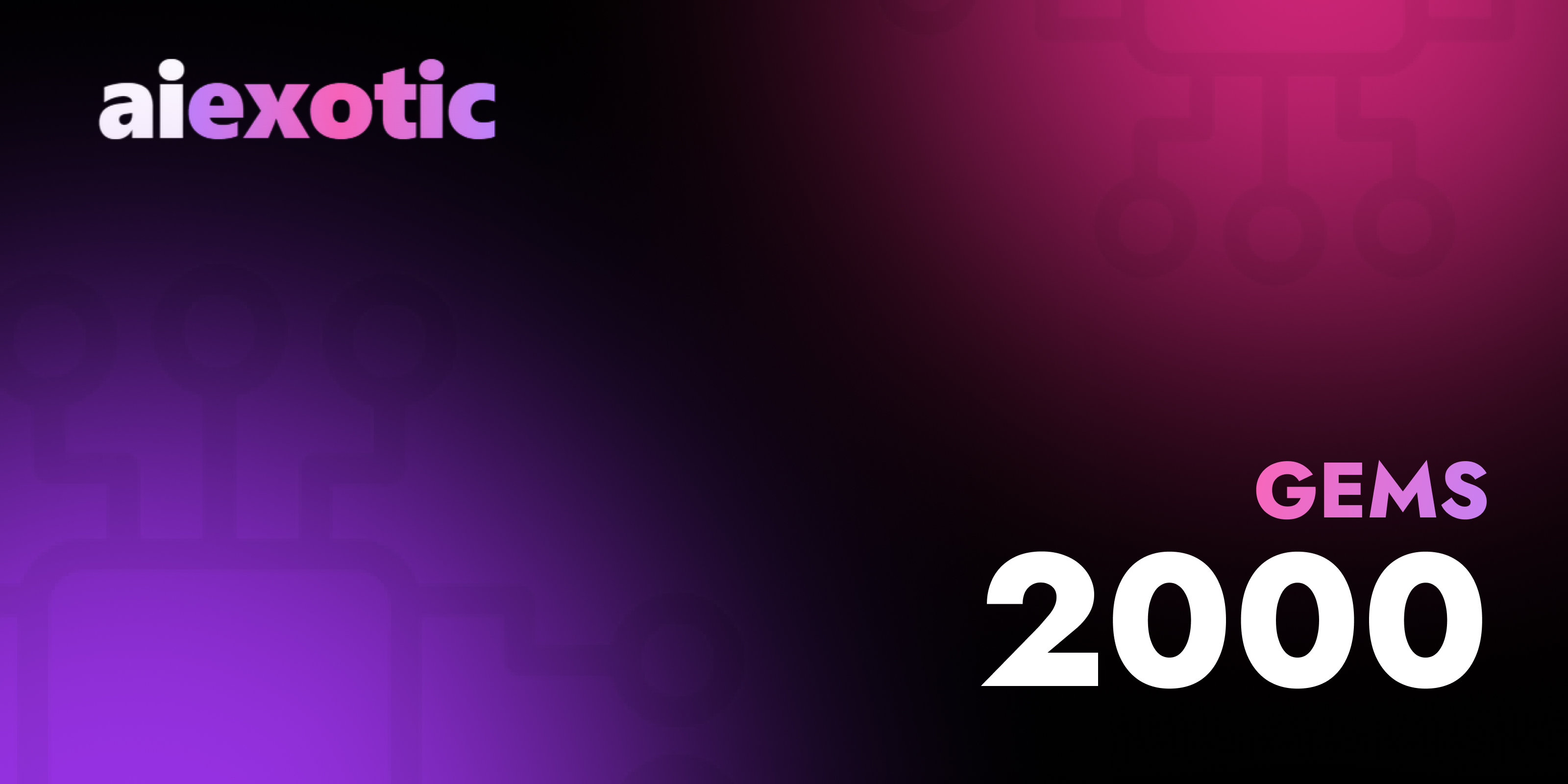 AiExotic Gift Card 2000 Gems