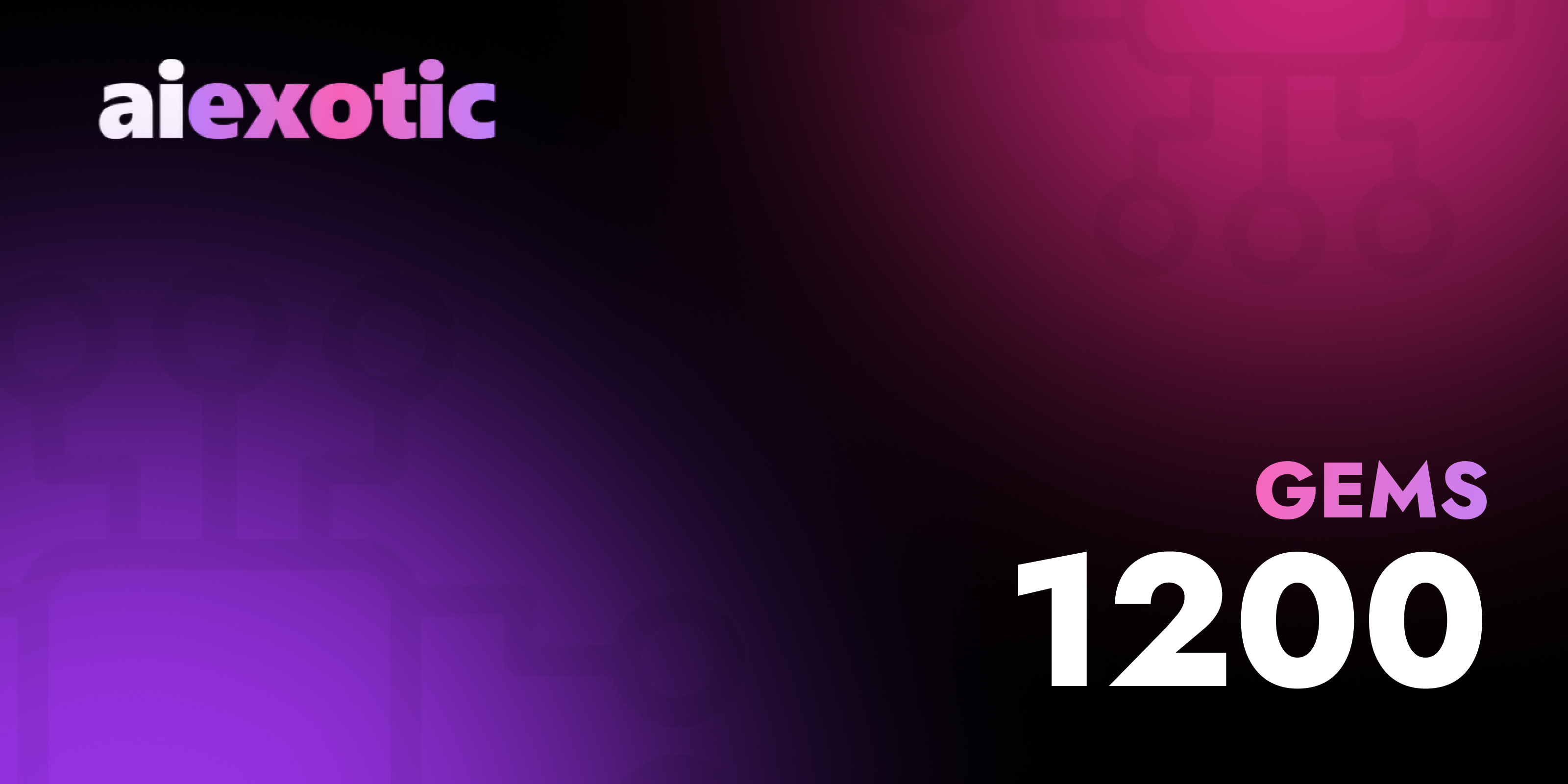 AiExotic Gift Card 1200 Gems
